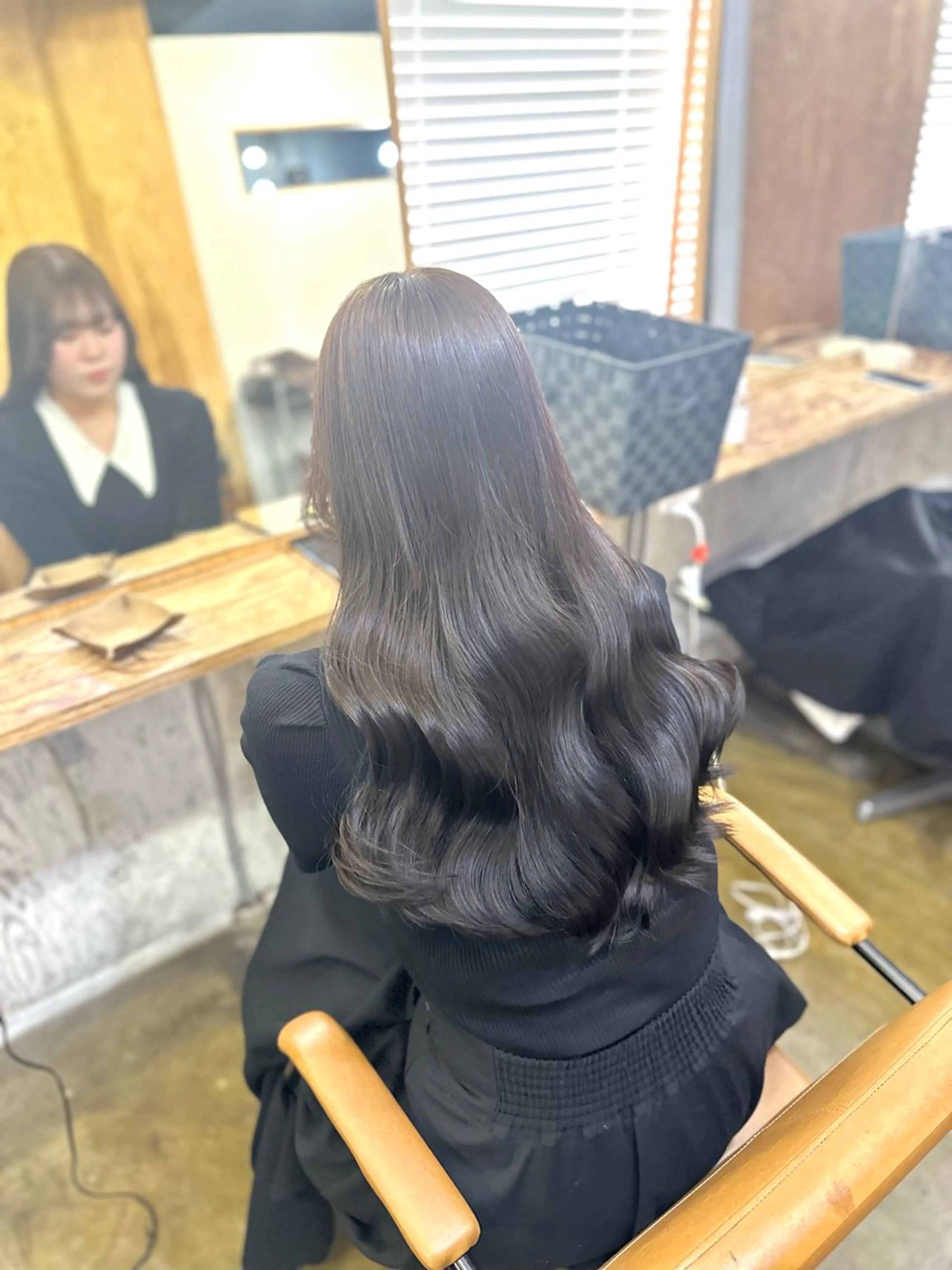 ロング カラー ヘアカラー トリートメント ︎︎カイ ミズキ 🐰𝜗𝜚のヘアスタイル