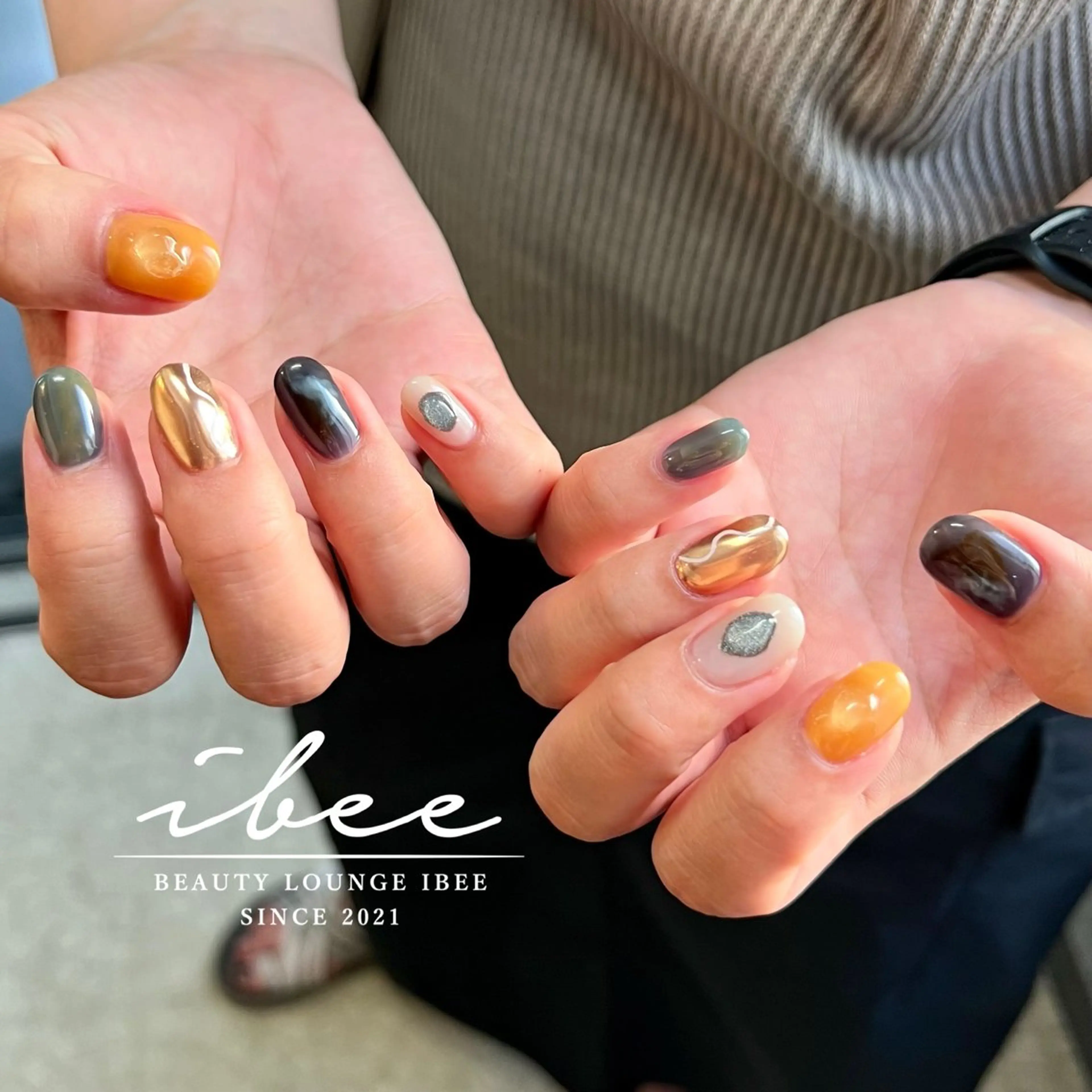 ネイル ハンドネイル ibee nail 🤍yumiのネイルデザイン