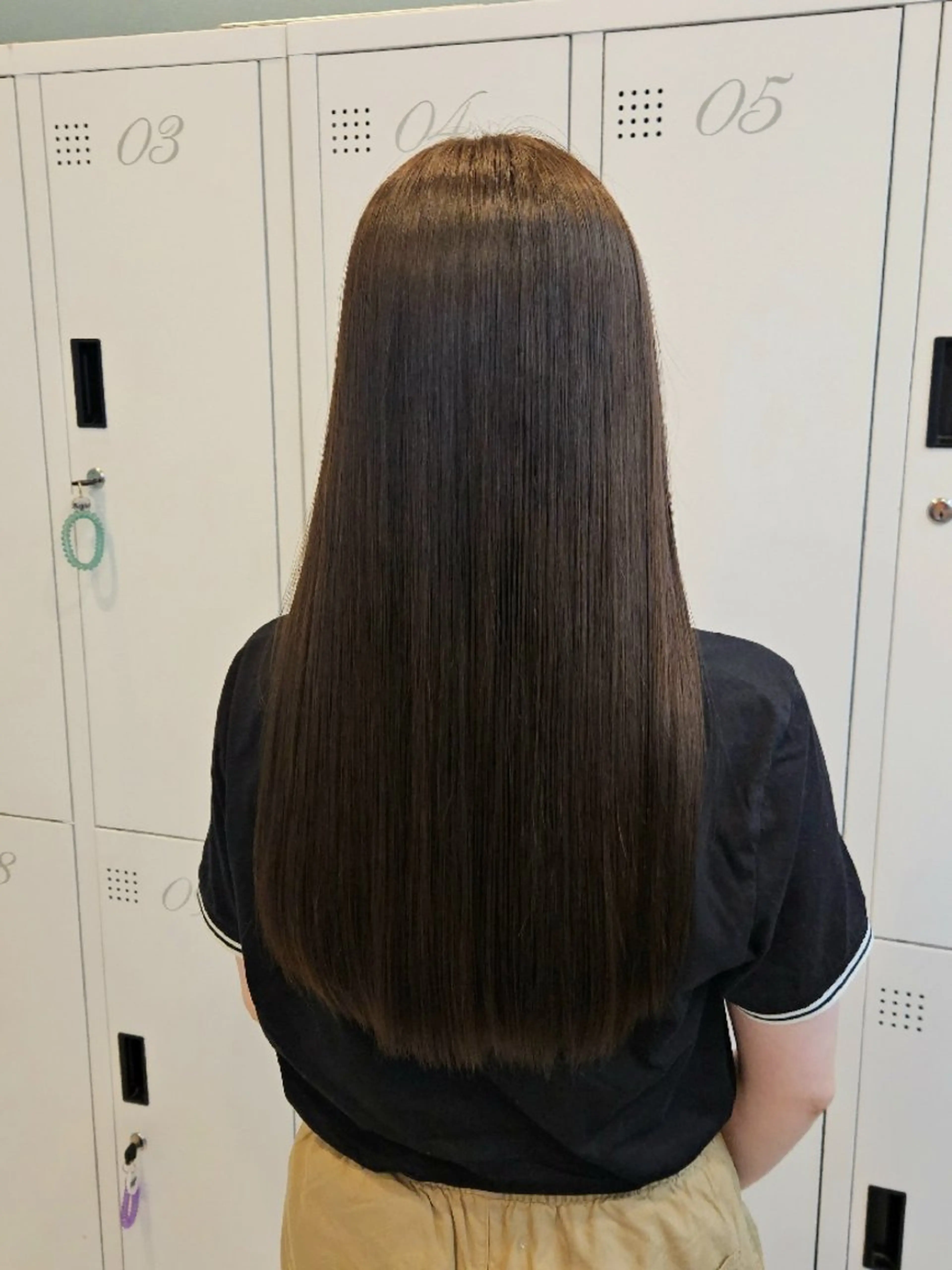 ロング カラー ブラウンカラー チョコレートブラウン 韓国風ヘア レイヤーカット カット ヘアカラー トリートメント ミク🇰🇷 /Agu hairのヘアスタイル