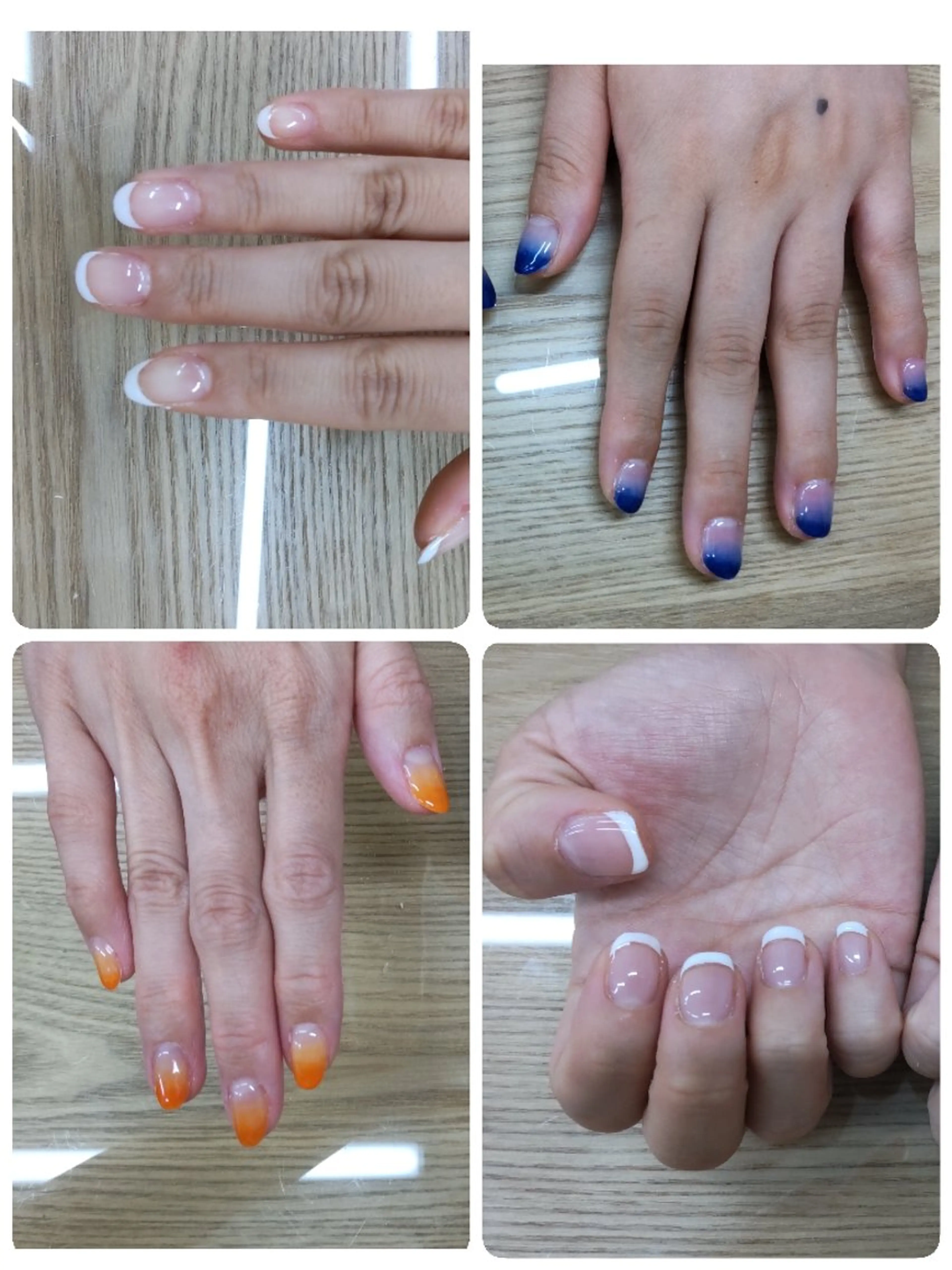 ネイル フレンチネイル グラデーション ネイリスト マツモのネイルデザイン