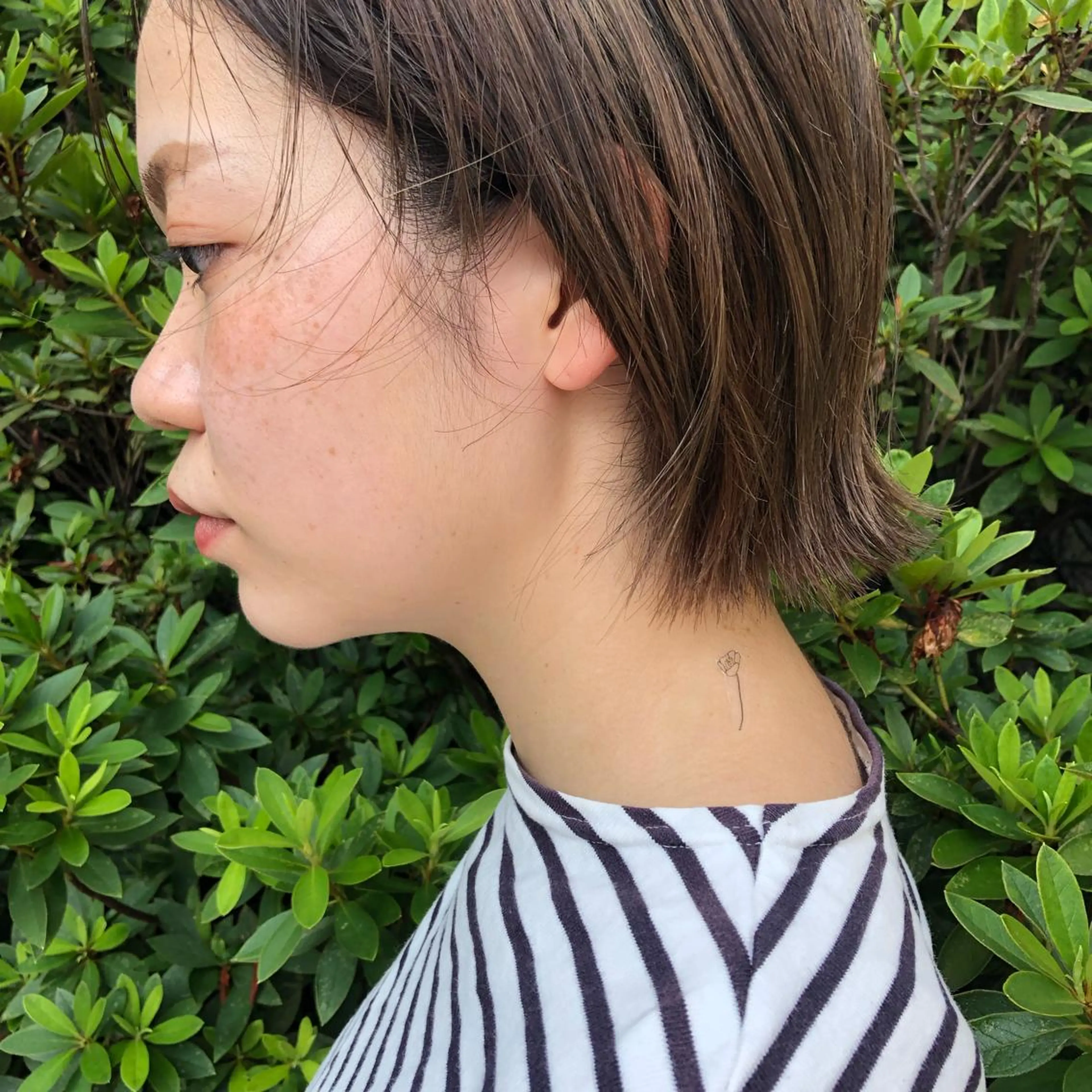 ショート カラー イヌイ フウコのヘアスタイル