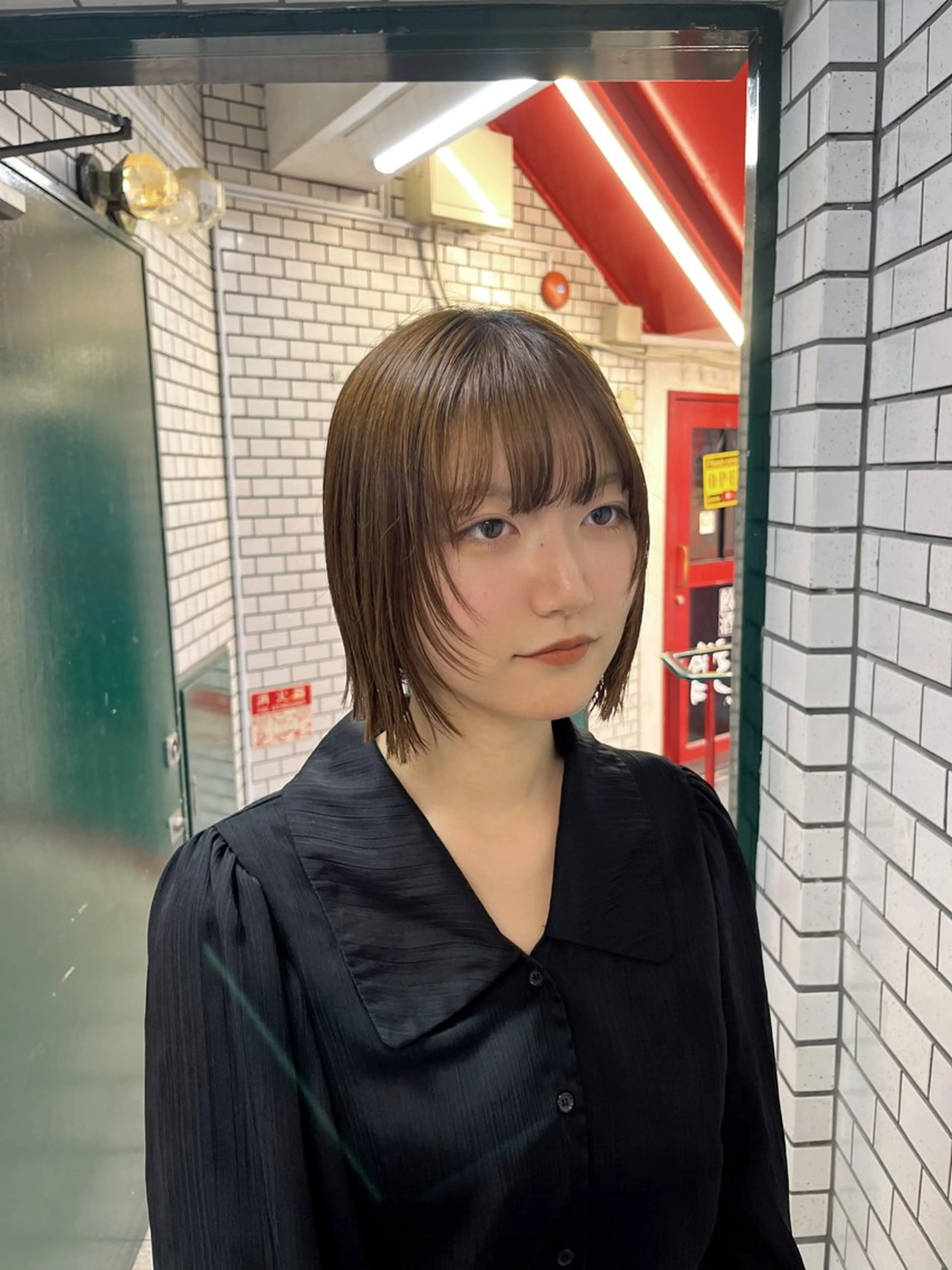 ショート カット ヘアカラー トリートメント ハイトーンカラー🩶 大阪/kanonのヘアスタイル