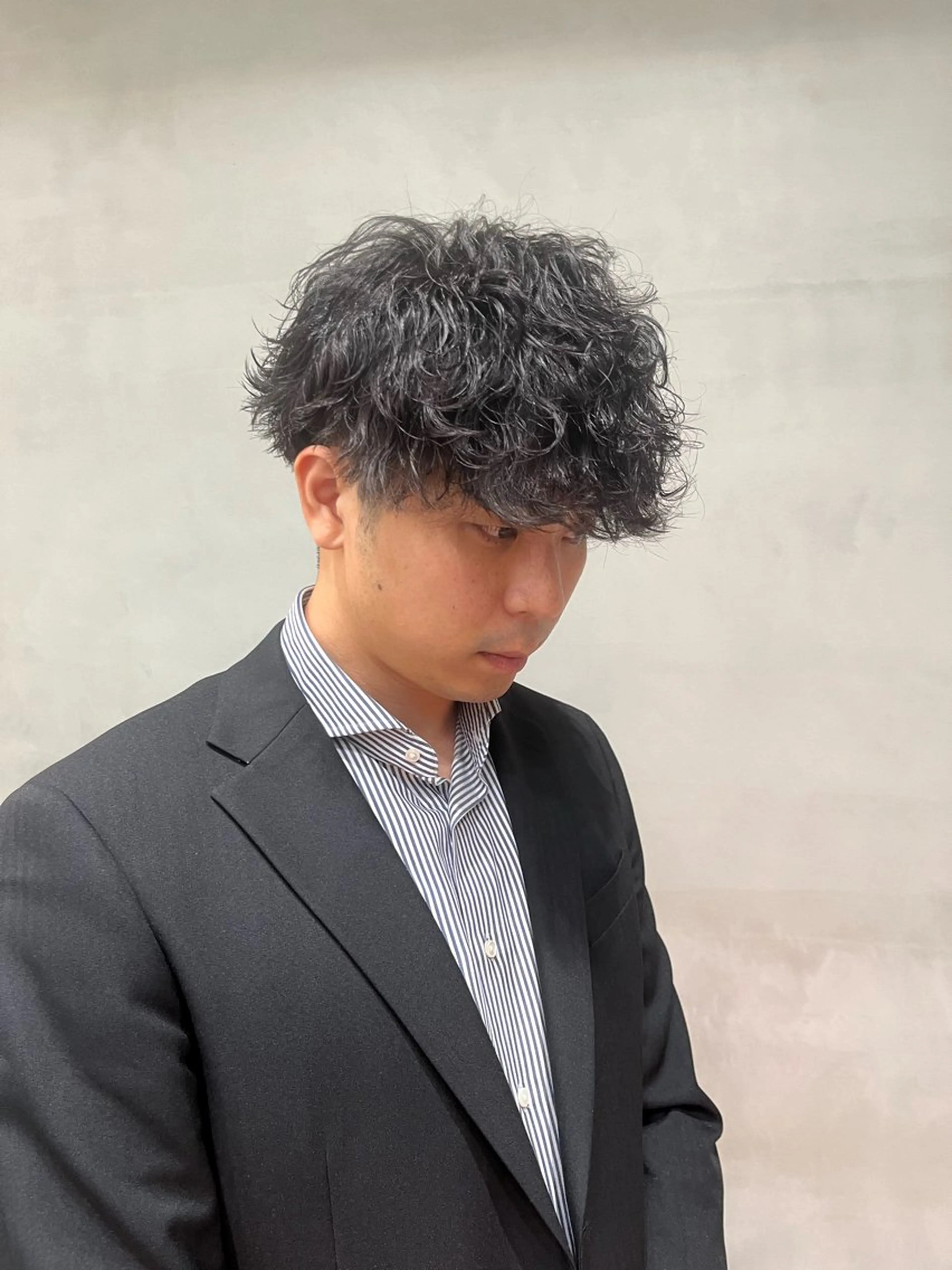 パーマ メンズ カット パーマ fifth 桐山 蒼史のヘアスタイル