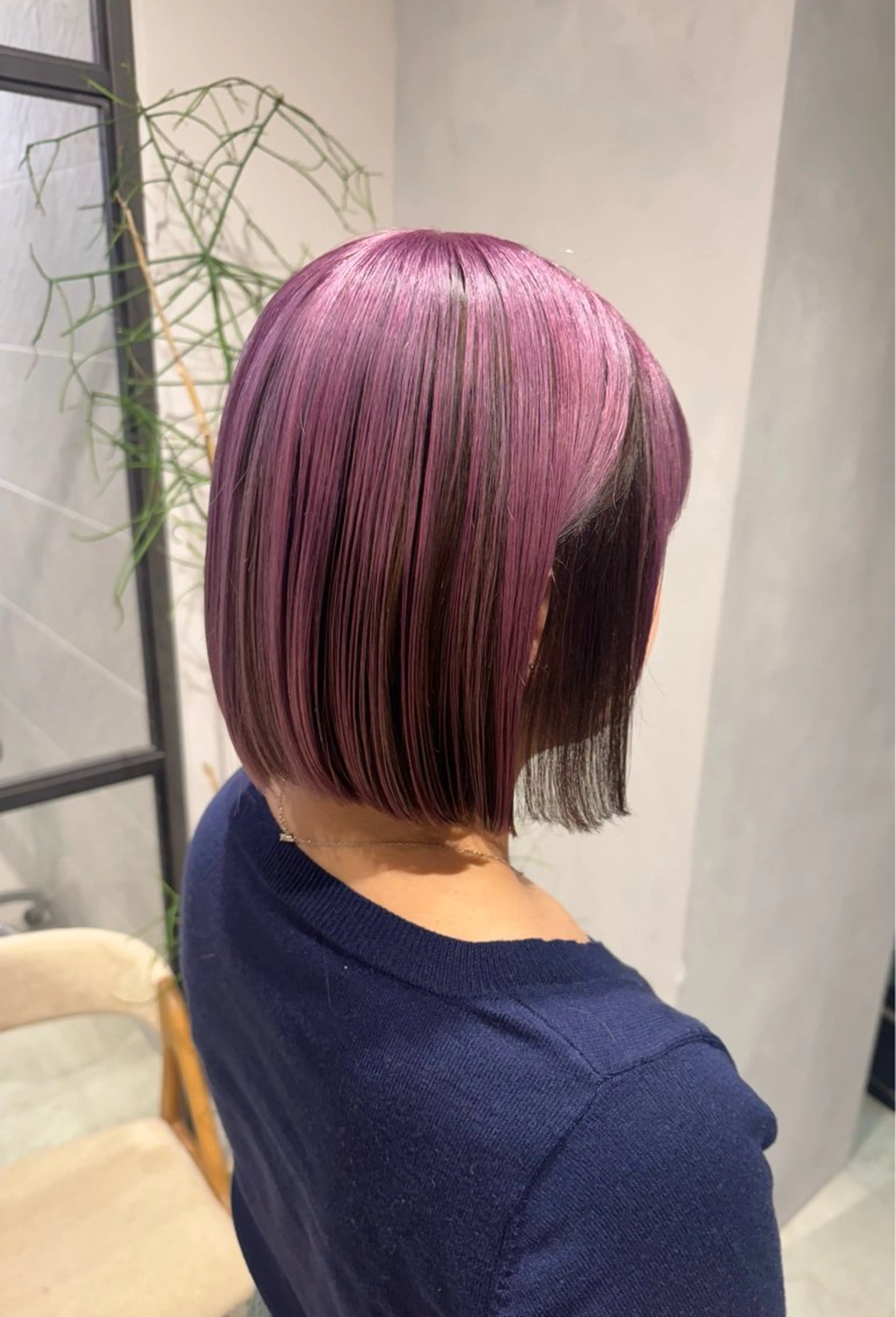 カラー ボブ カット ヘアカラー トリートメント 透明感カラー✨艶髪 制作🌱山根あゆみのヘアスタイル