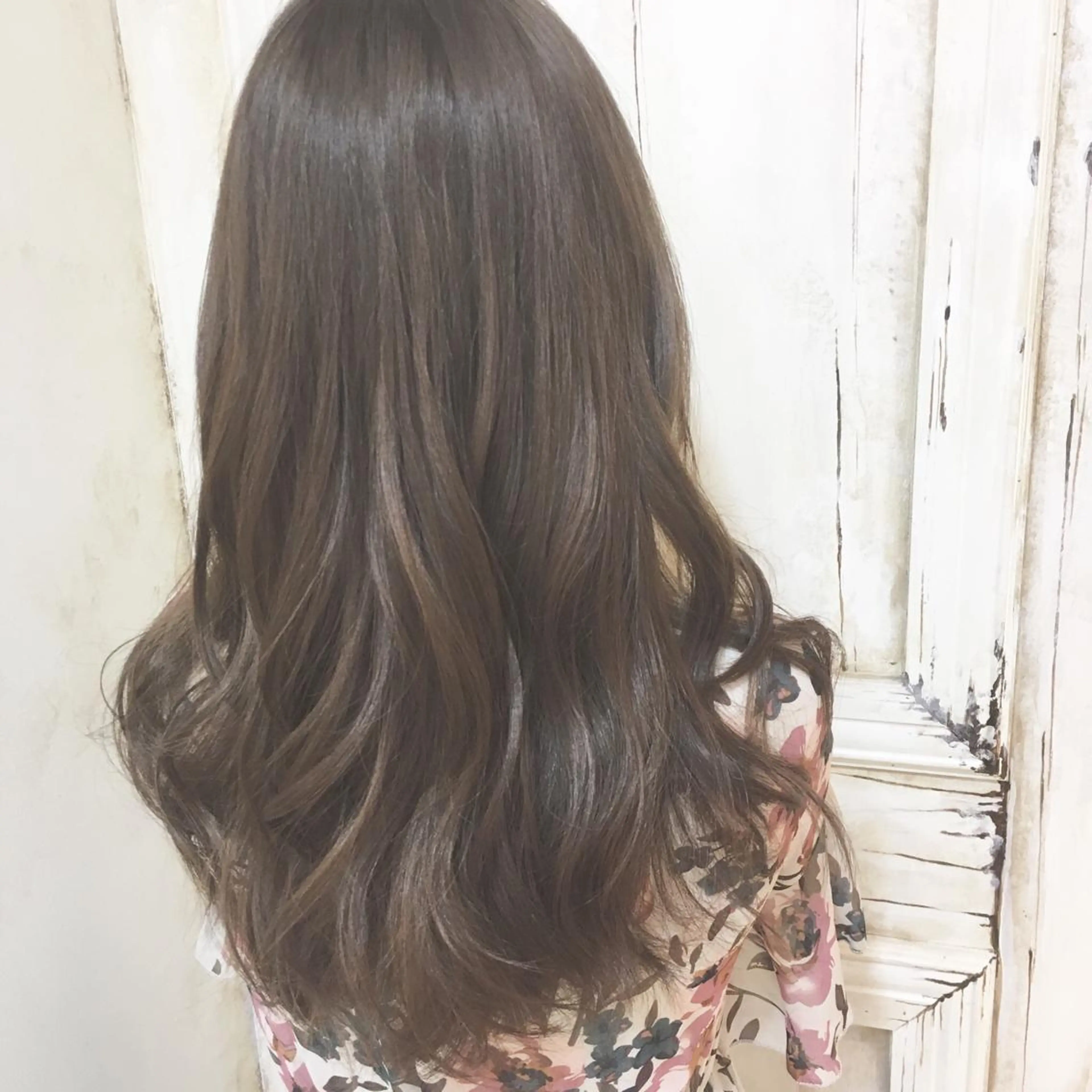 ロング カラー パーマ ヘアアレンジ ◆感動口コミ/最小顔 理論カット◆森口 峻のヘアスタイル