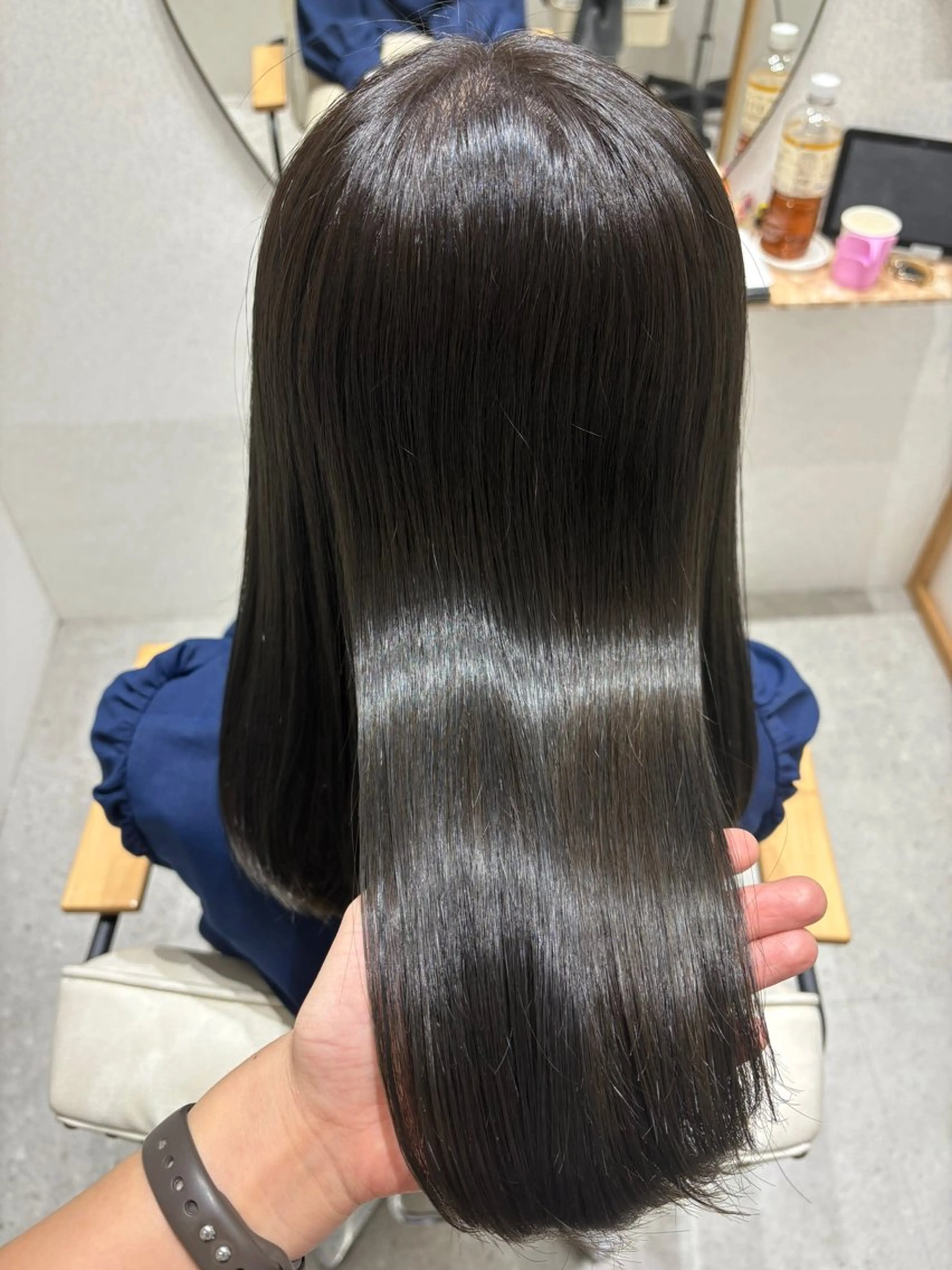 【いつでもご利用可◎】カット＋髪質改善ケアカラー＋クイックトリートメントの写真
