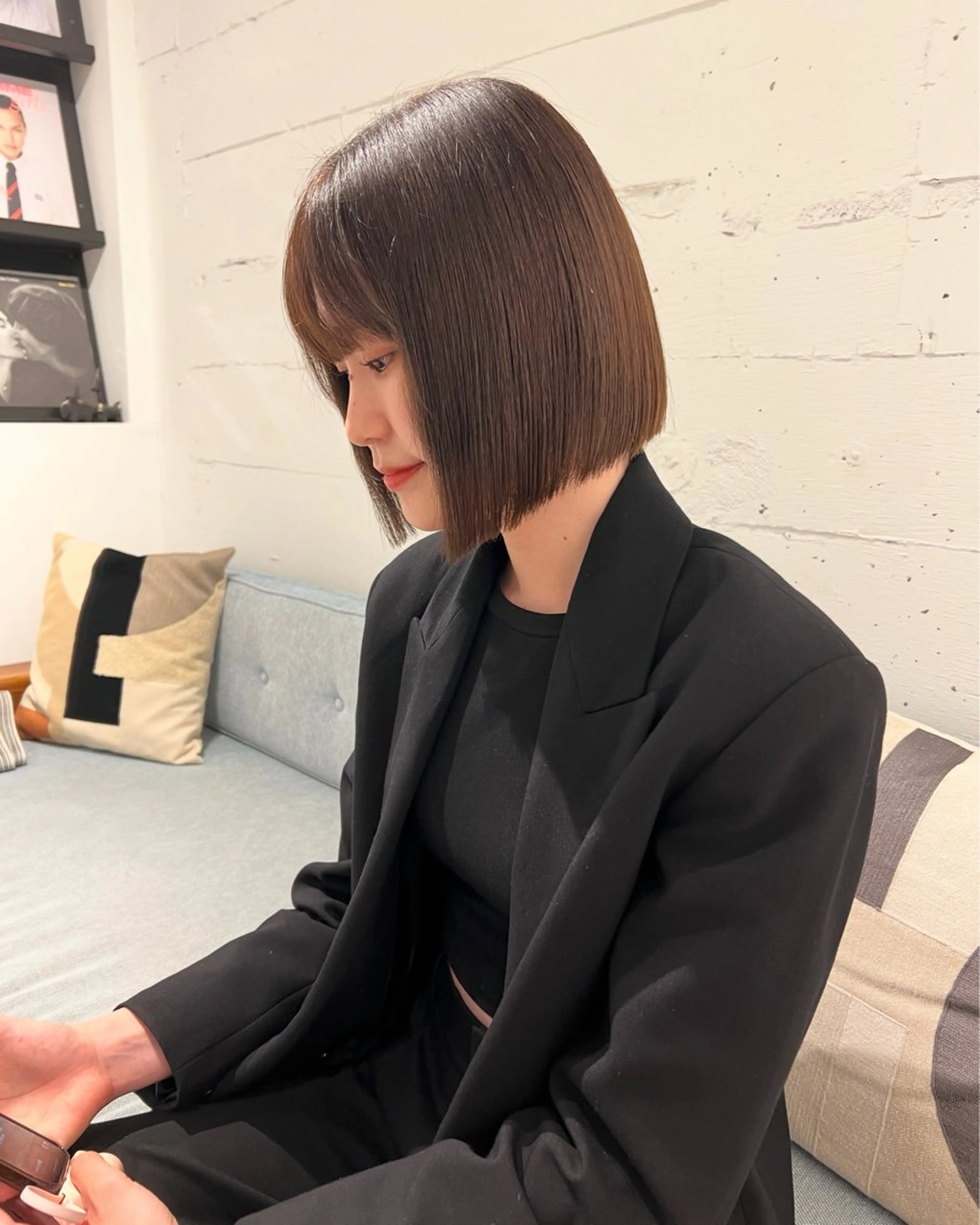 ショート 峯田 優花のヘアスタイル