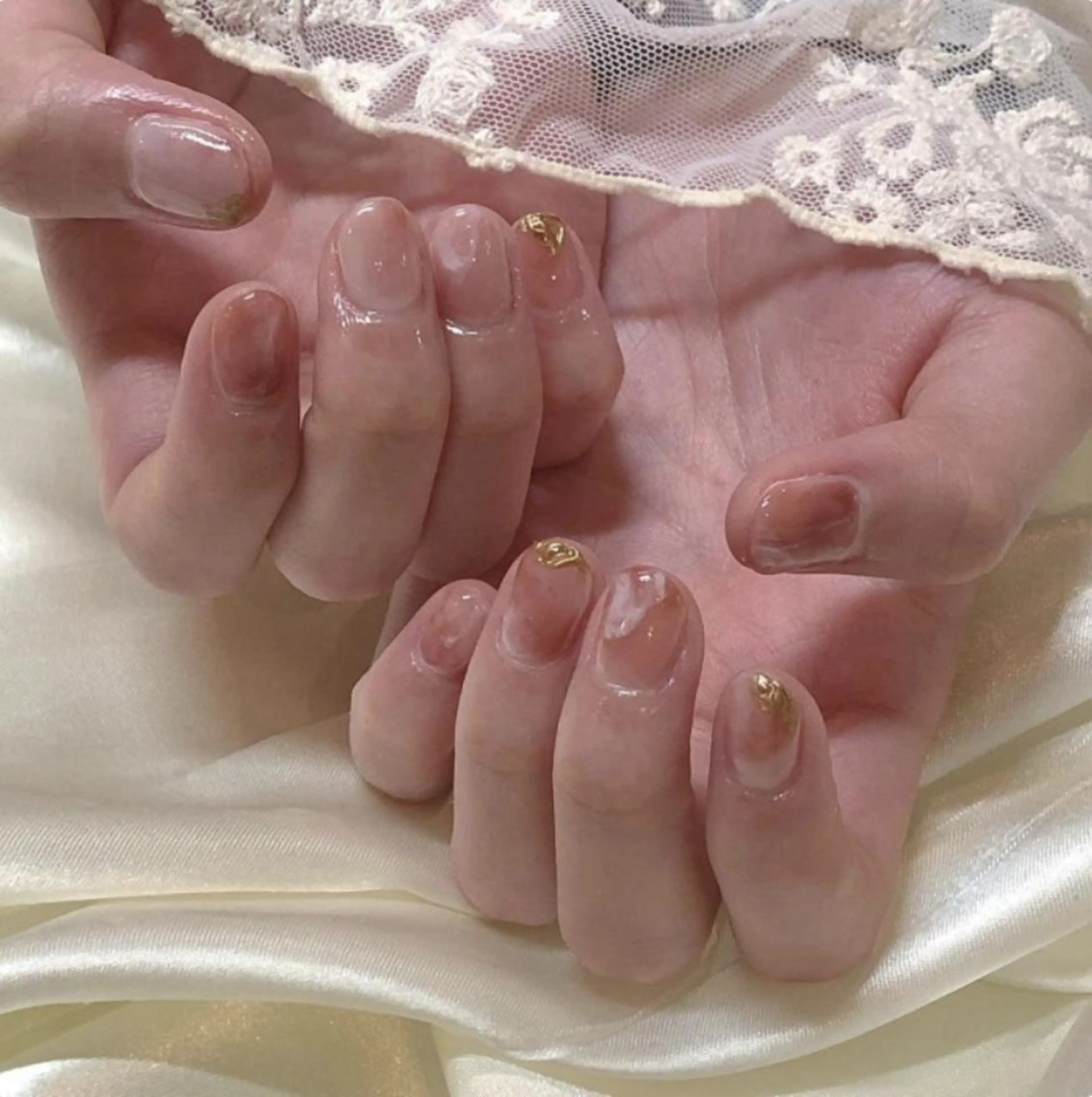 ネイル ジェルネイル マグネットネイル ニュアンスネイル ワンカラーネイル パラジェル パラジェル登録サロン N°nail 立川のネイルデザイン