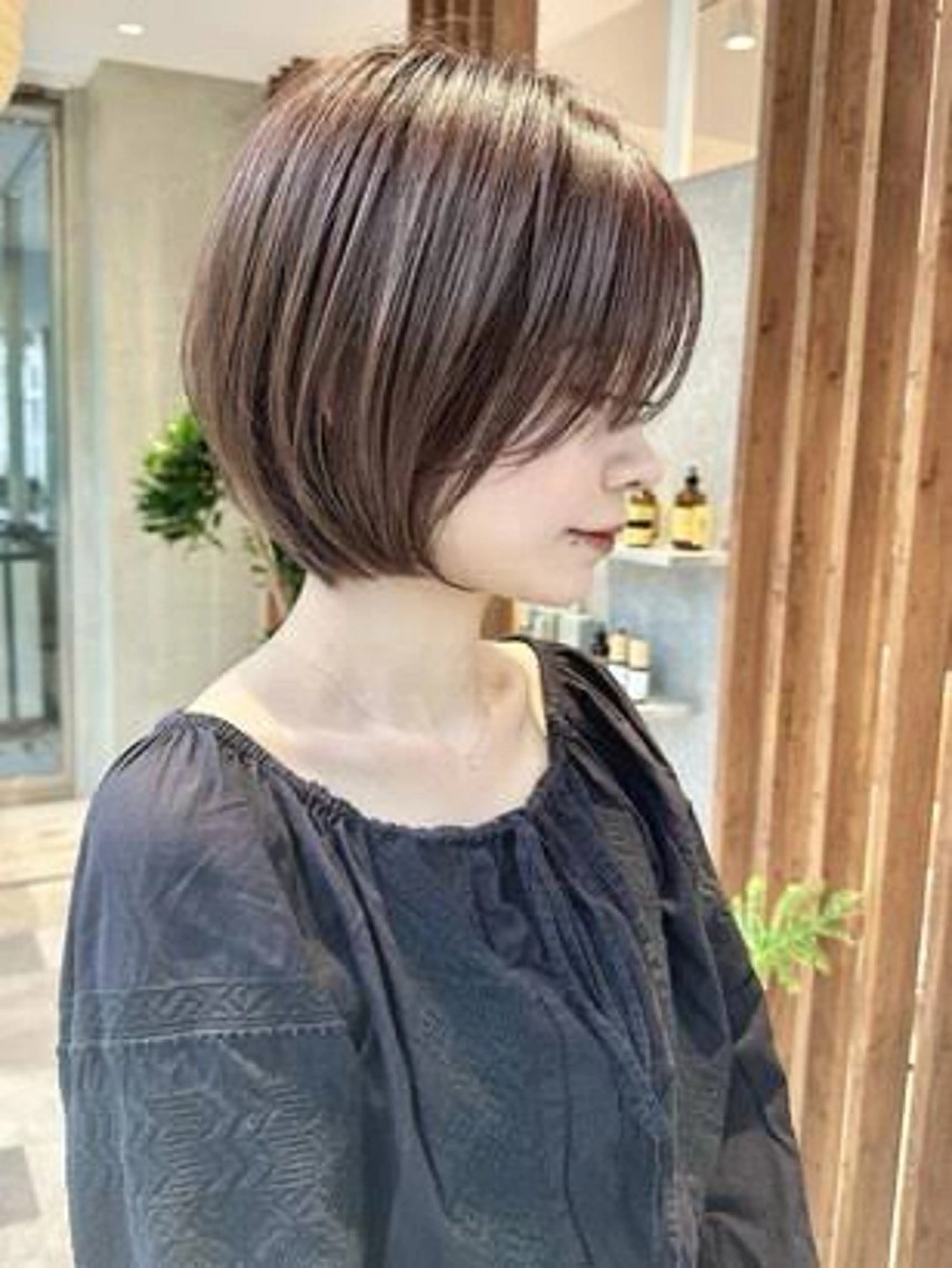 雰囲気が出る収まりのいいショートボブ✨の写真