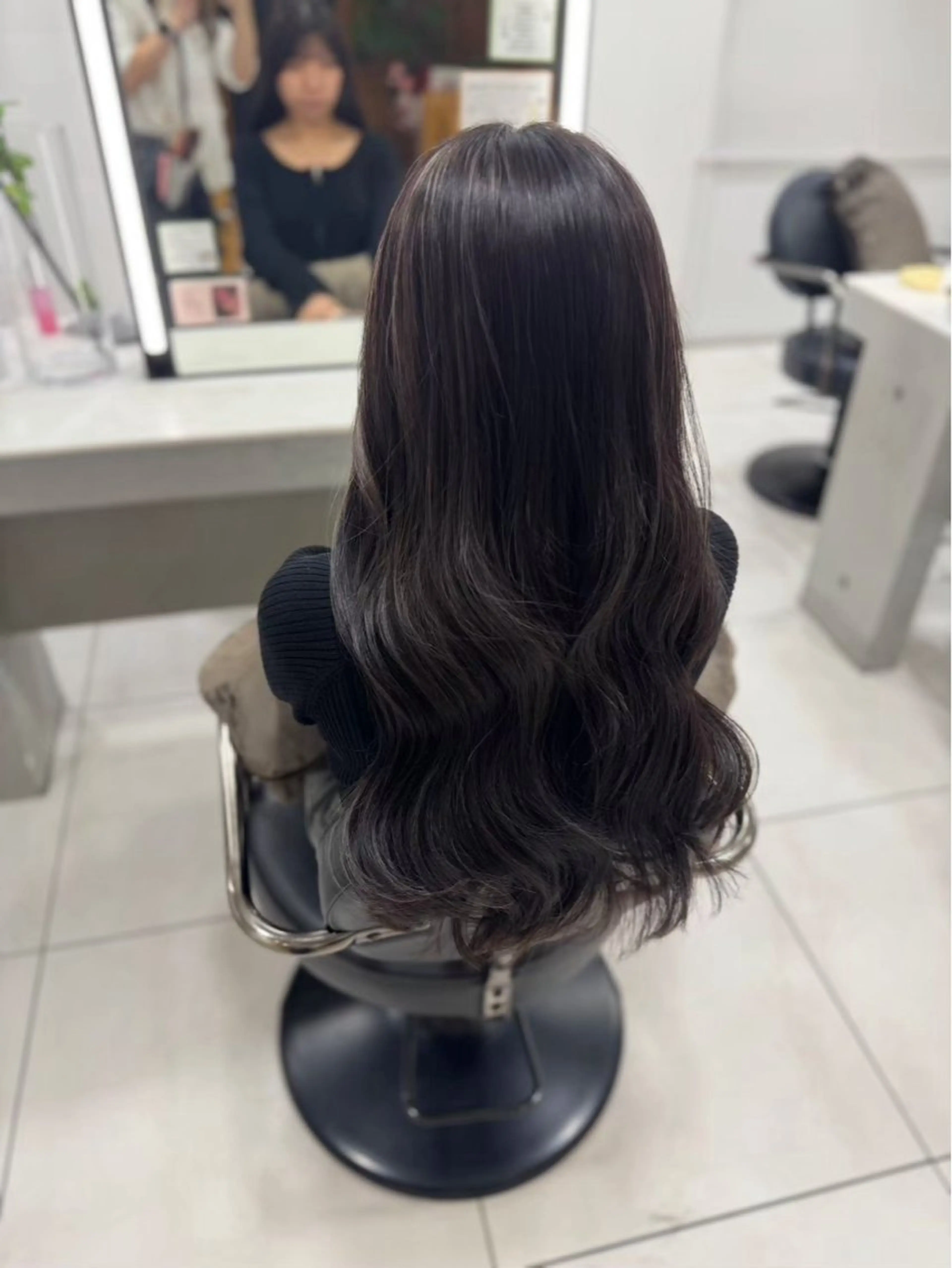 ロング 竹脇 美奈のヘアスタイル