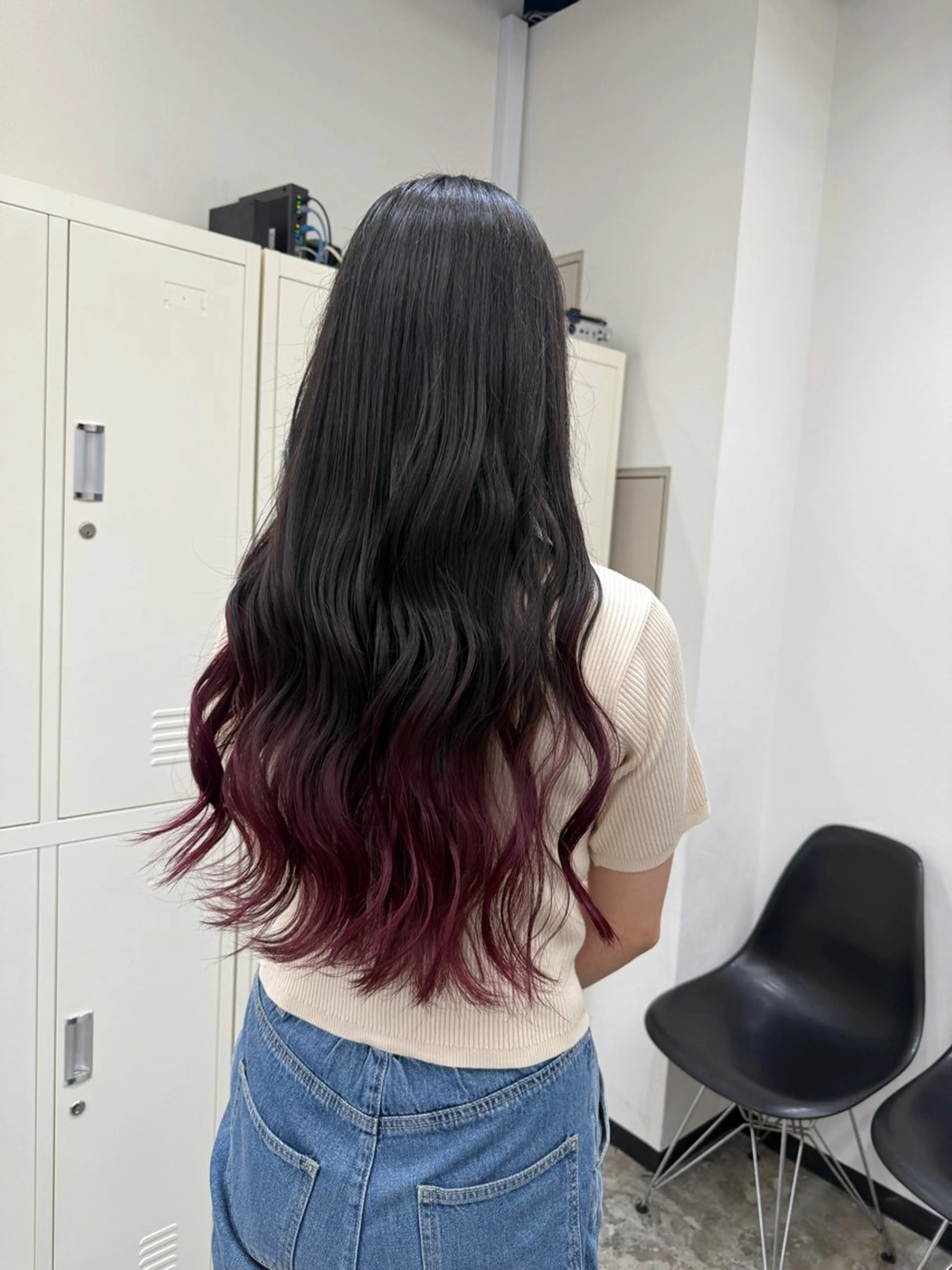 ロング カラー 🩷hair salon dot. tokyo color 🩷所属・カット￥1,100円 ⌇Hao 🎀✮のヘアスタイル