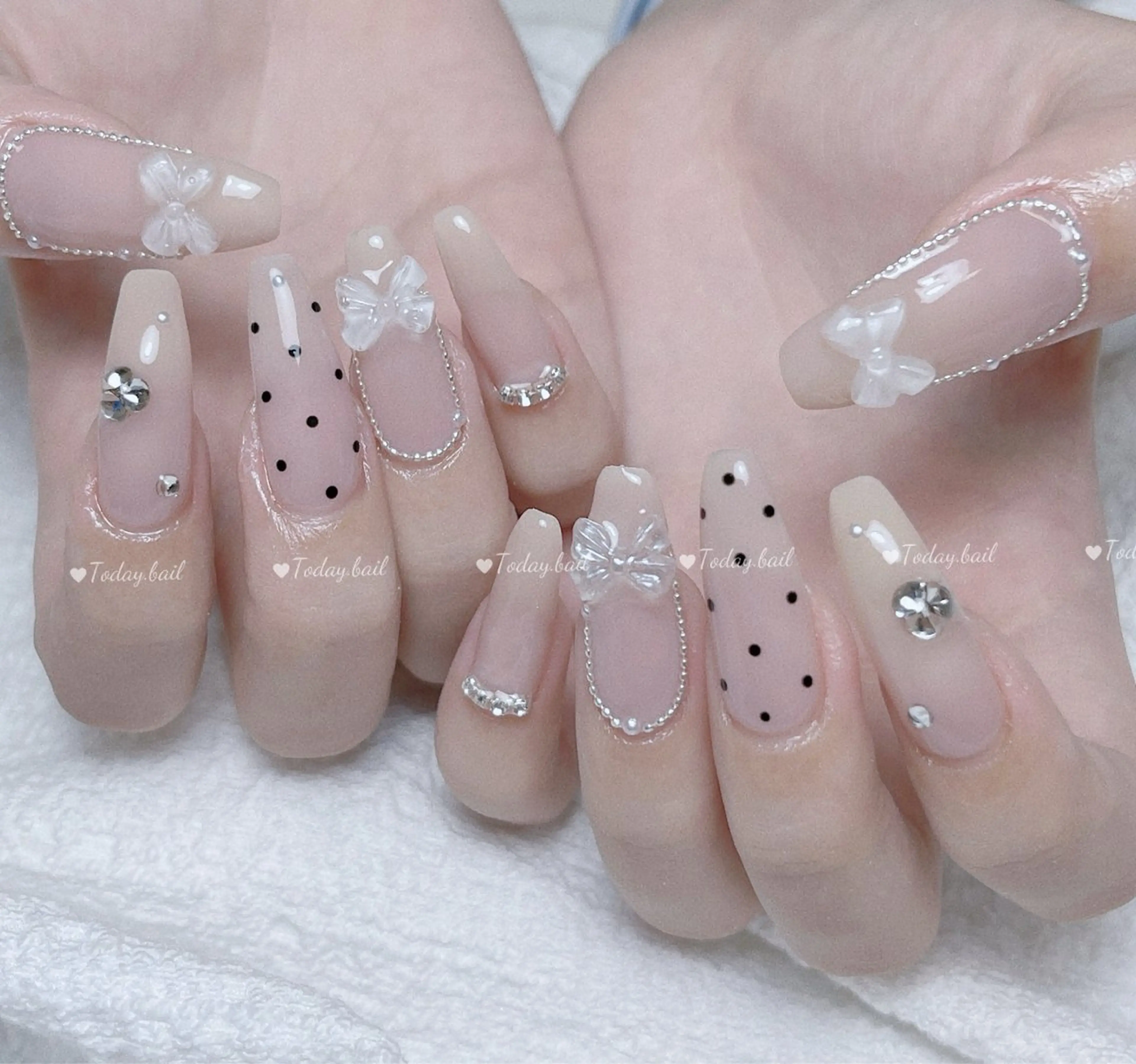 ネイル ハンドネイル 🎀Today nail💅のネイルデザイン