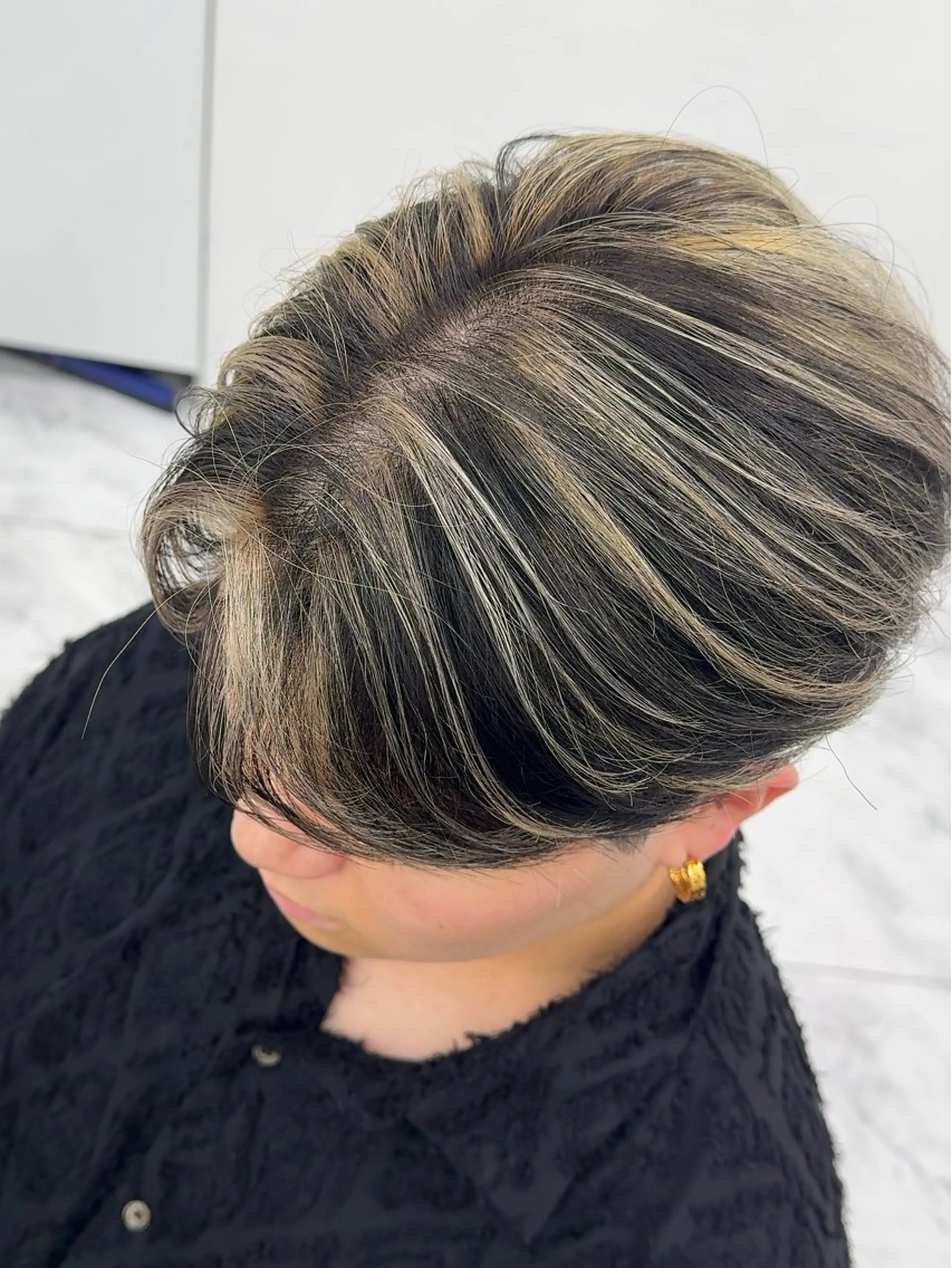 カラー メンズ ヘアカラー メンズカット ‪‪/メッシュのヘアスタイル