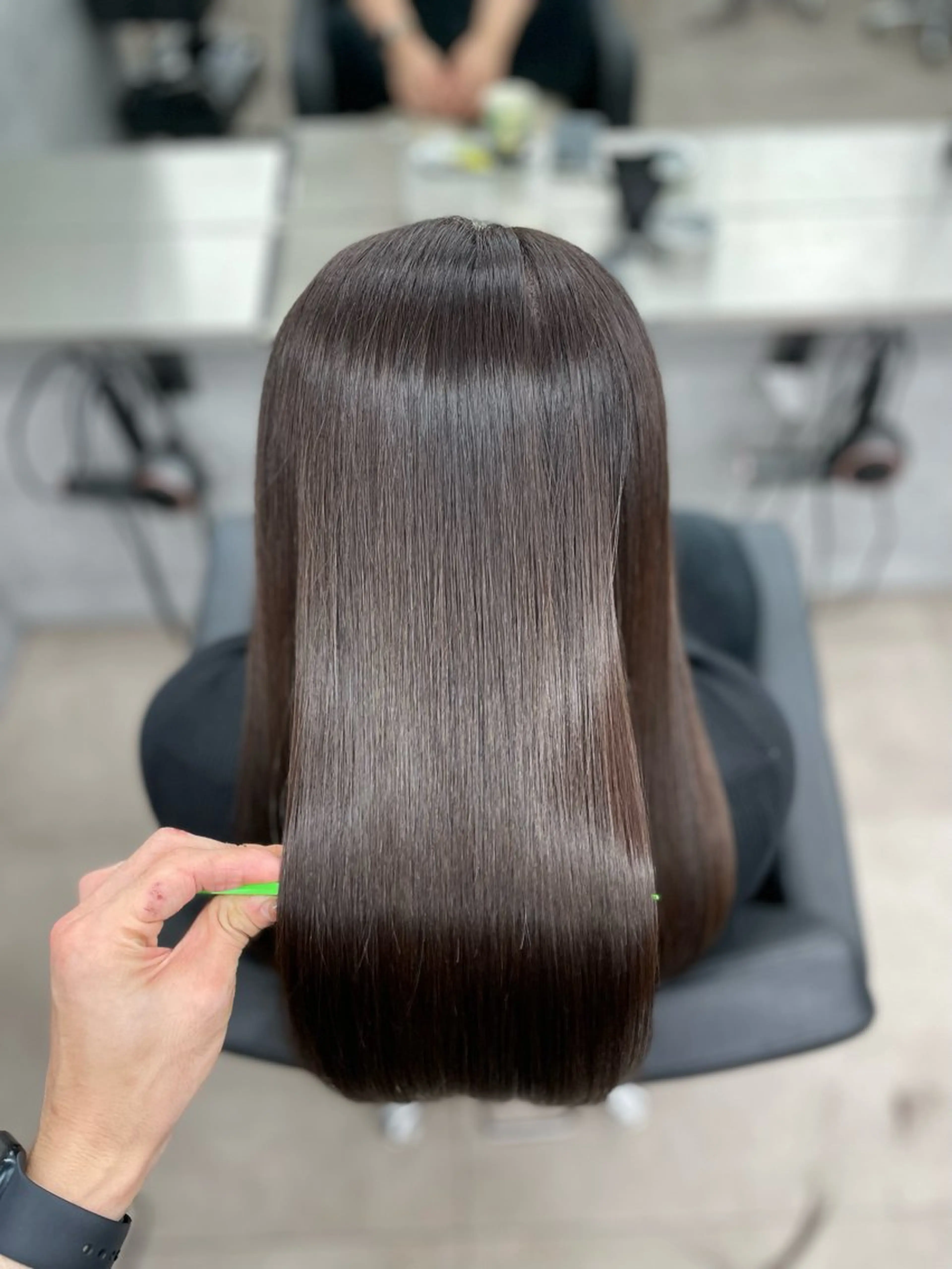 ロング カット ヘアカラー トリートメント 🦄髪質改善トリー トメント🦄イリスのヘアスタイル