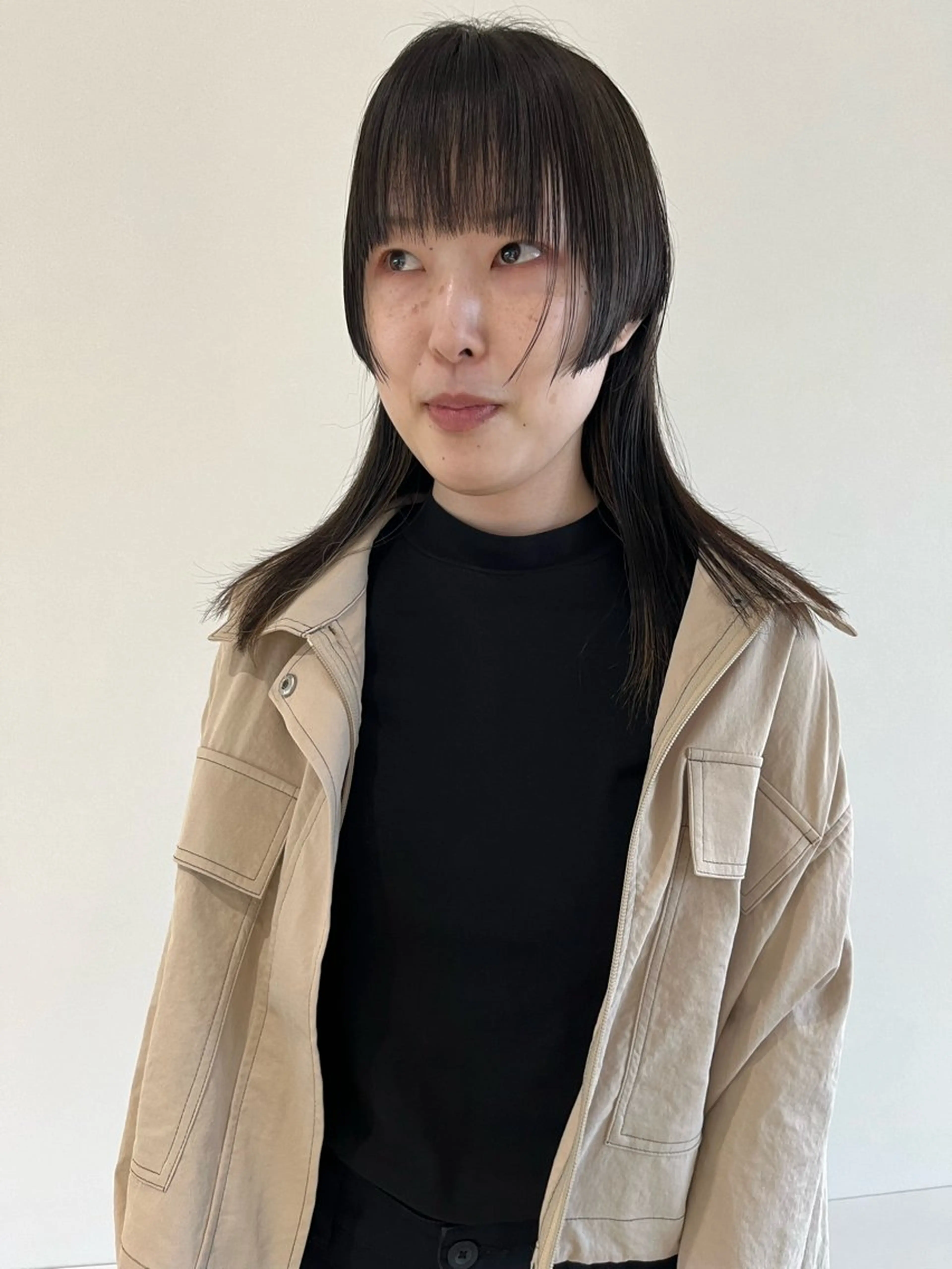 セミロング ANY／ Nanaのヘアスタイル