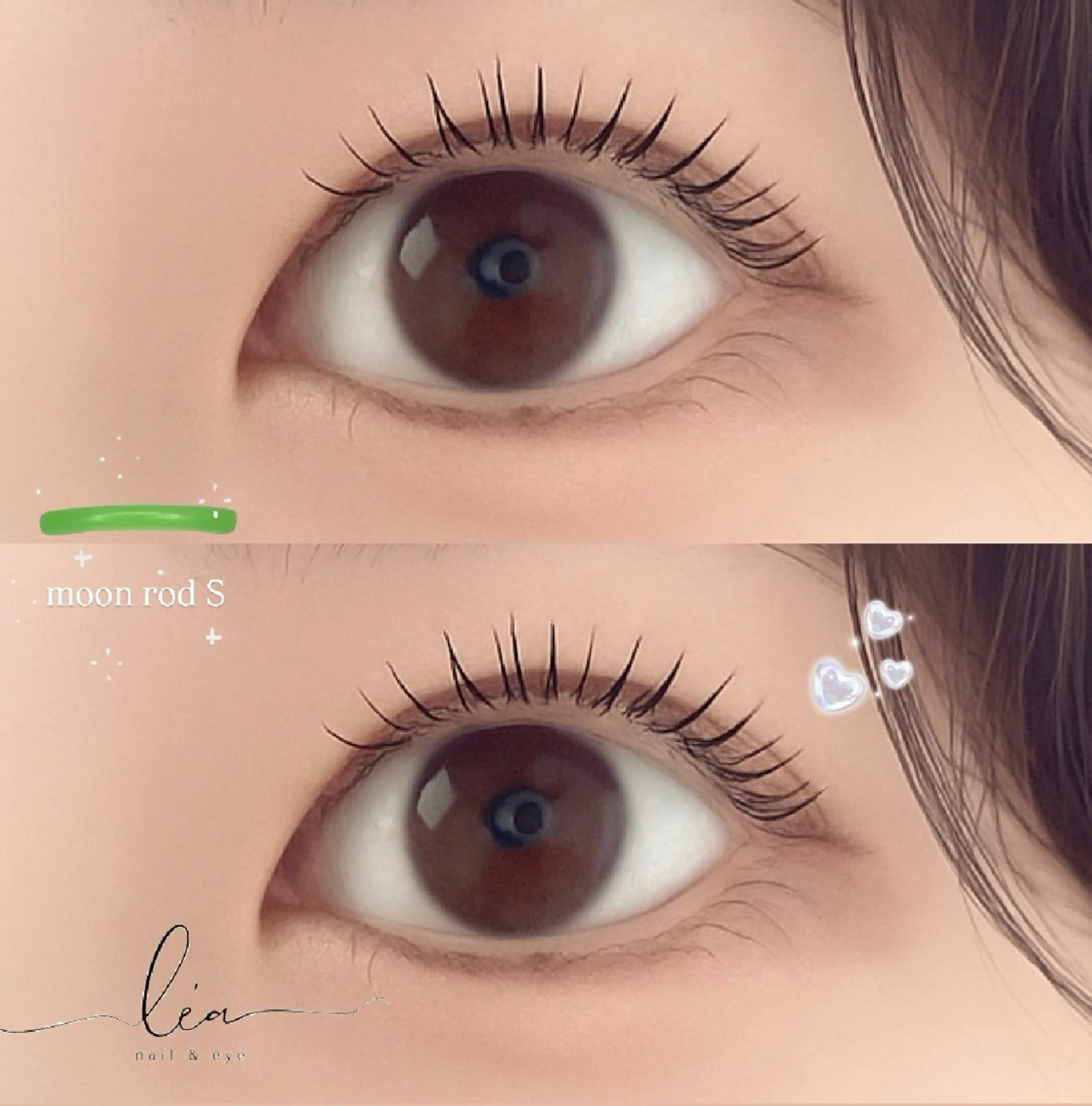 マツエク・マツパ 一重×まつ毛パーマ le'a - nail & eye -所属・le'a nail&eyeのマツエク・マツパデザイン