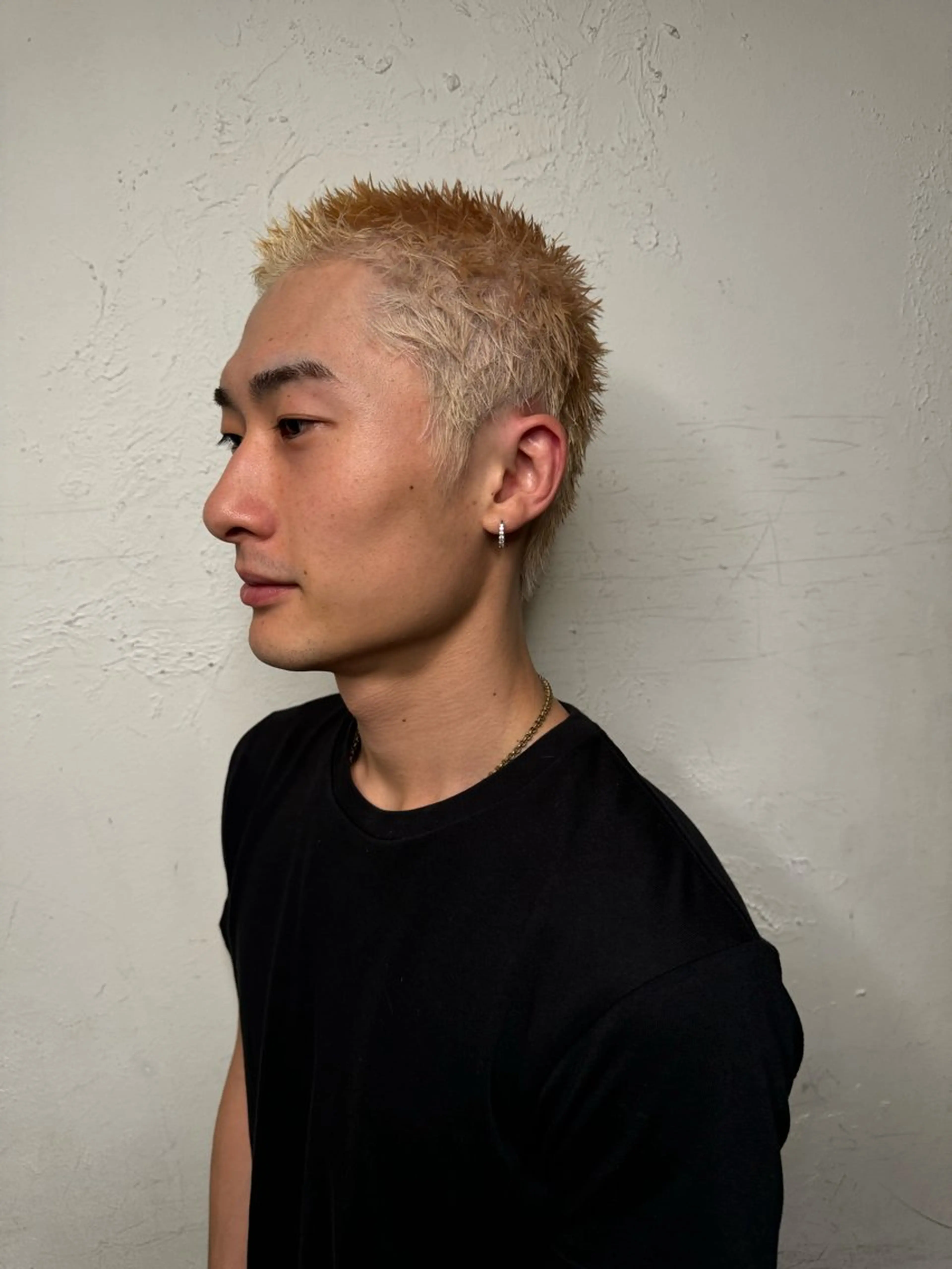 ショート カラー メンズ センターパート ダウンパーマ フェードカット メンズハイライト メンズパーマ カット ヘアカラー トリートメント 💈メンズ特化💈 TASUKUのヘアスタイル