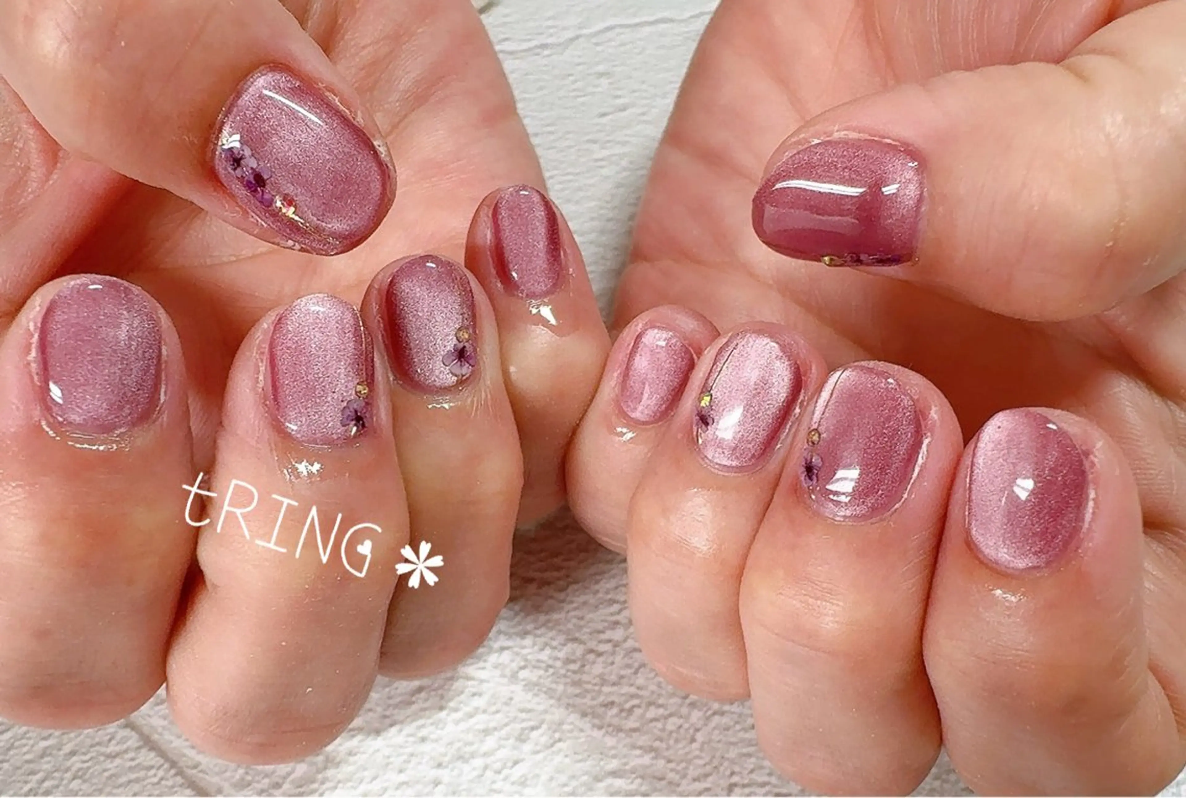 ネイル ハンドネイル tRING＊ しいの木台のネイルデザイン