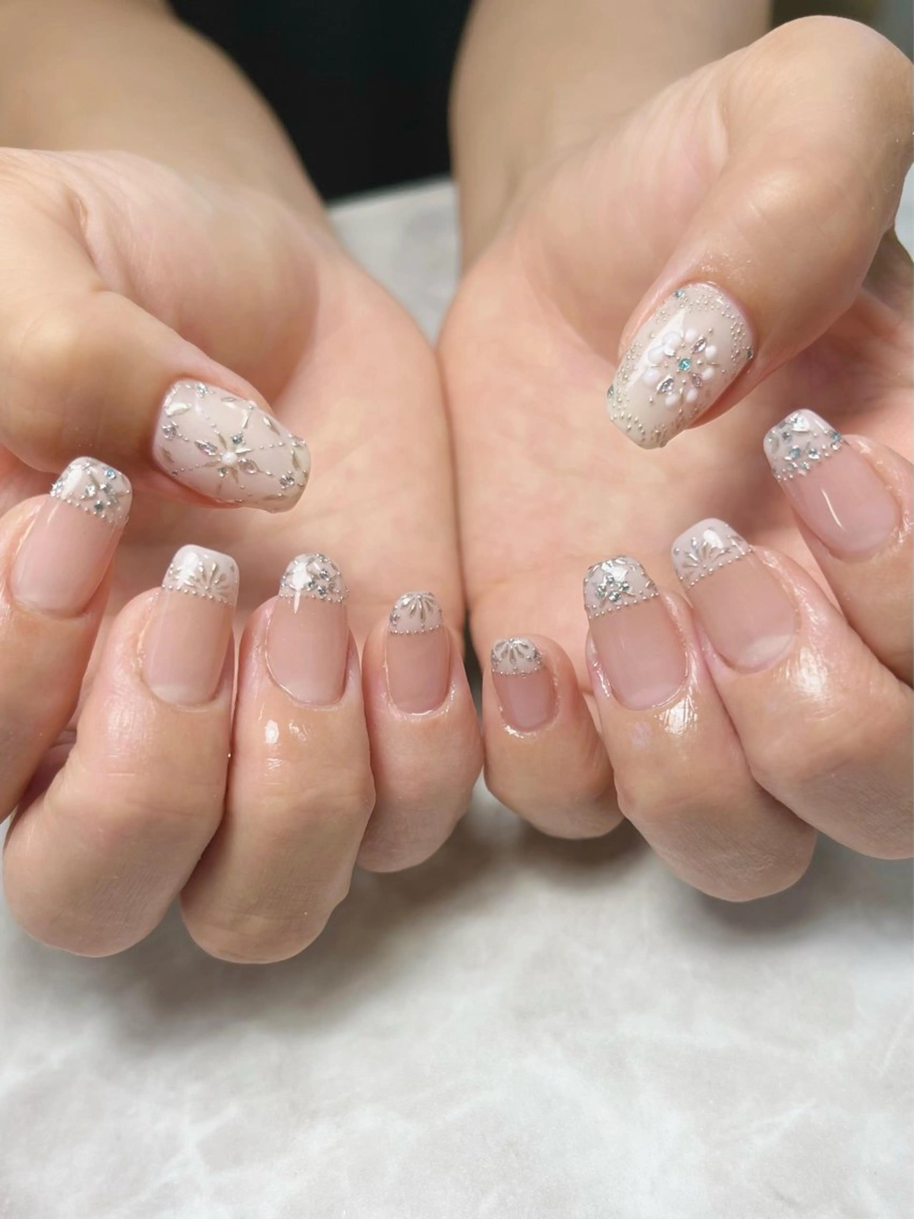 ネイル アートネイル ジェルネイル ハンドネイル Nailsalon E's cafeのネイルデザイン