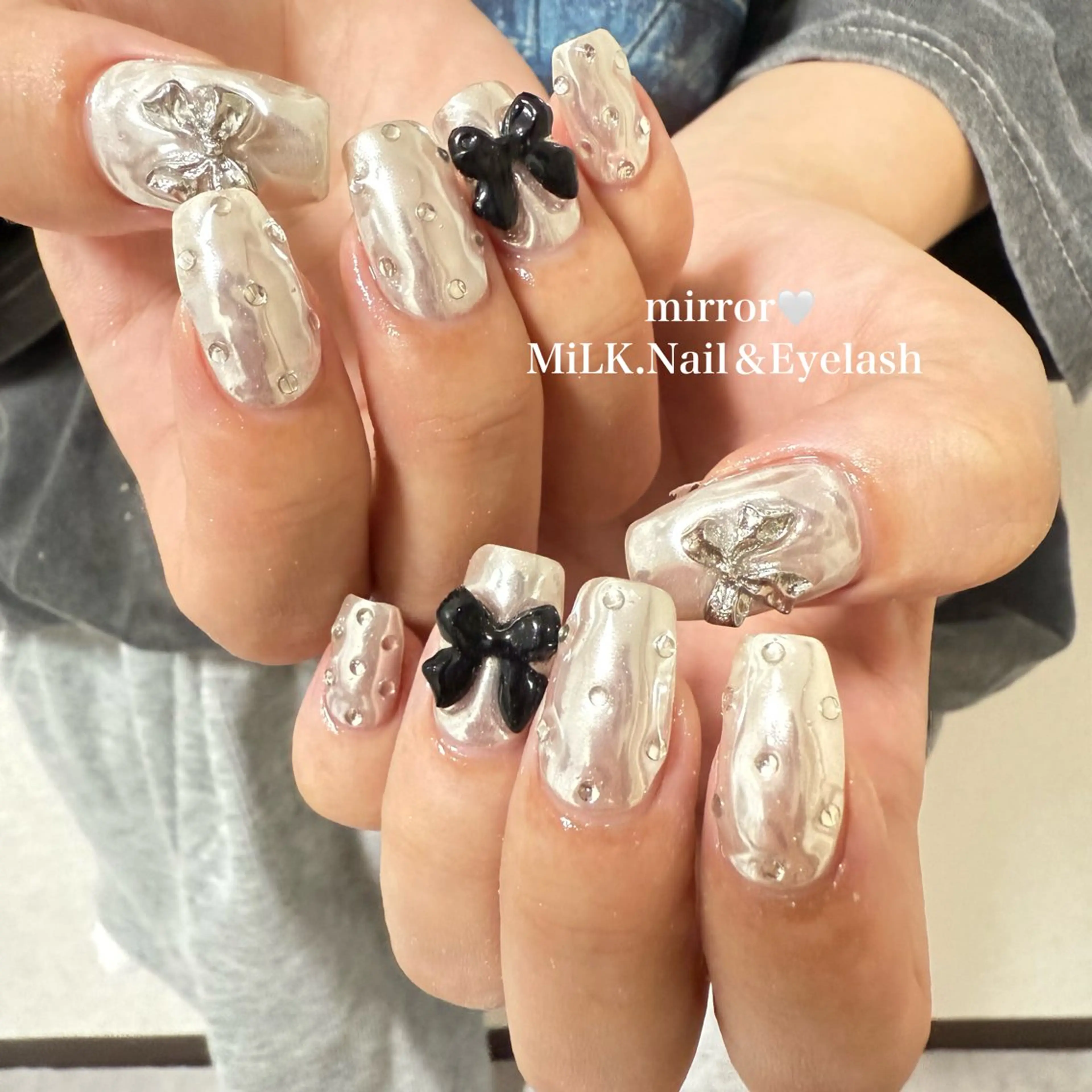ネイル ハンドネイル MiLK. Nail&Eyelash所属・MiLK. wakaのマツエク・マツパデザイン