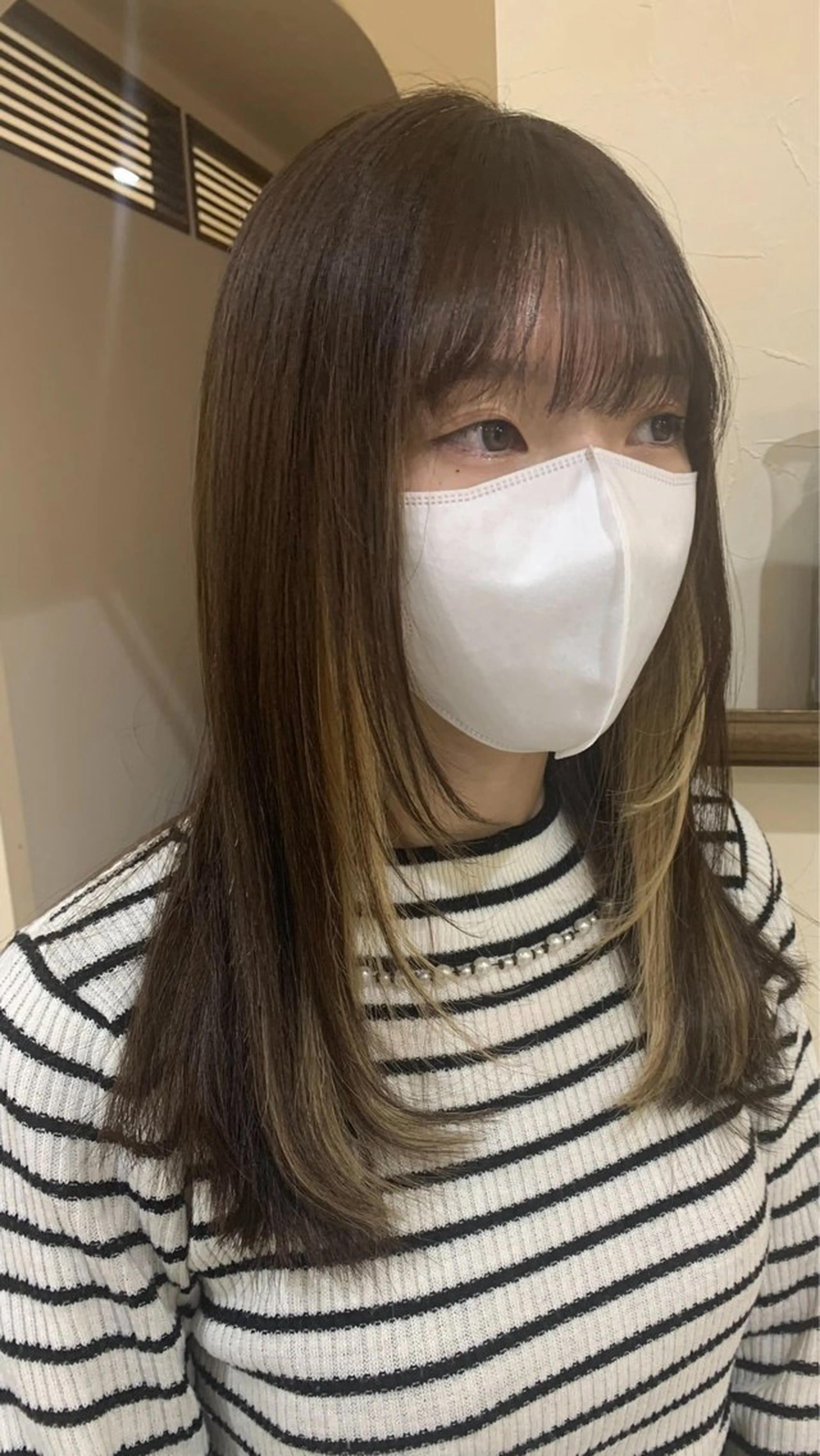 ミディアム 縮毛矯正 トリートメント 丹野 圭太のヘアスタイル