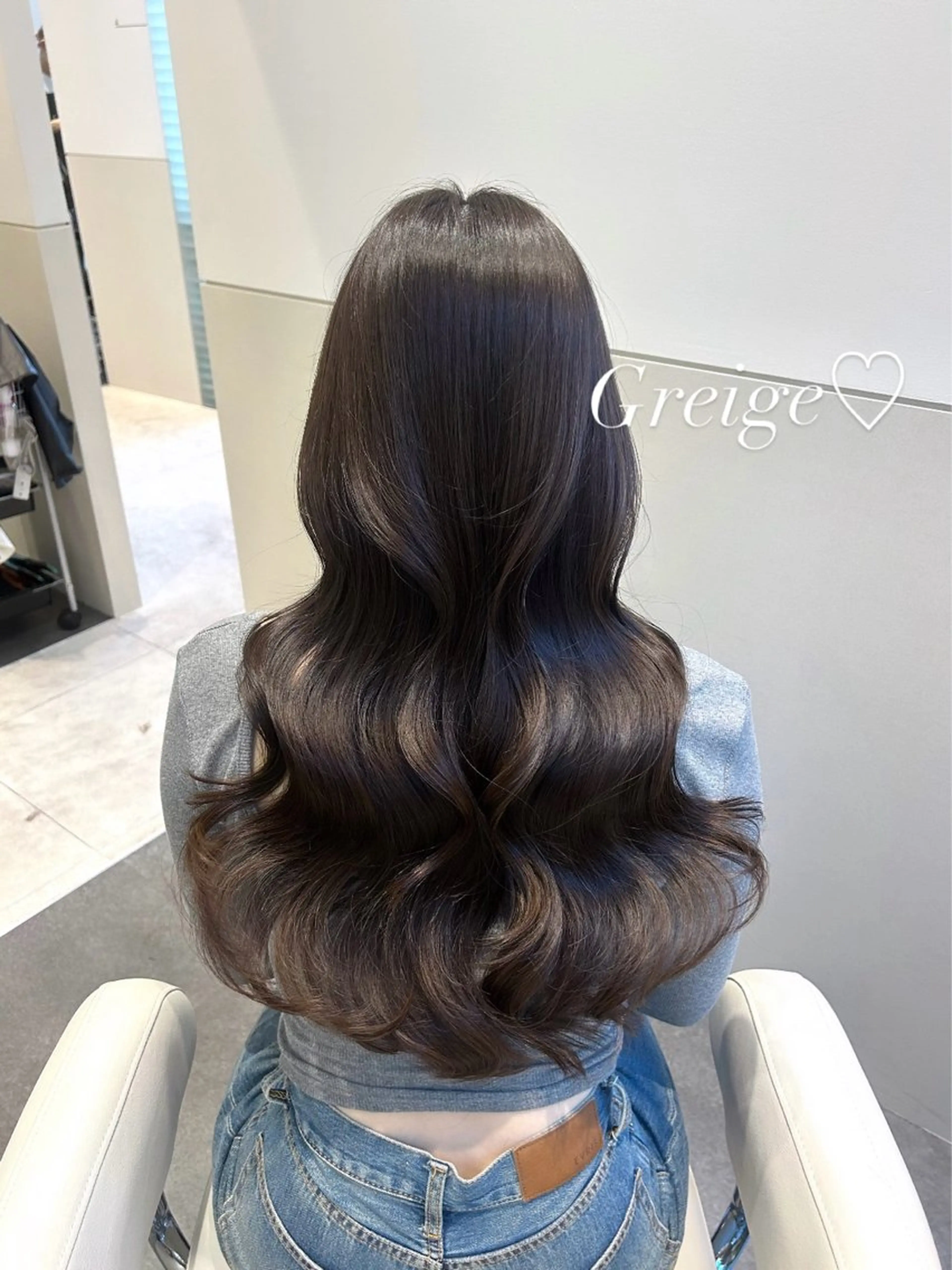ロング カラー カット ヘアカラー トリートメント 🩷韓国ヘア/ヨシン モリ🩷Maikaのヘアスタイル