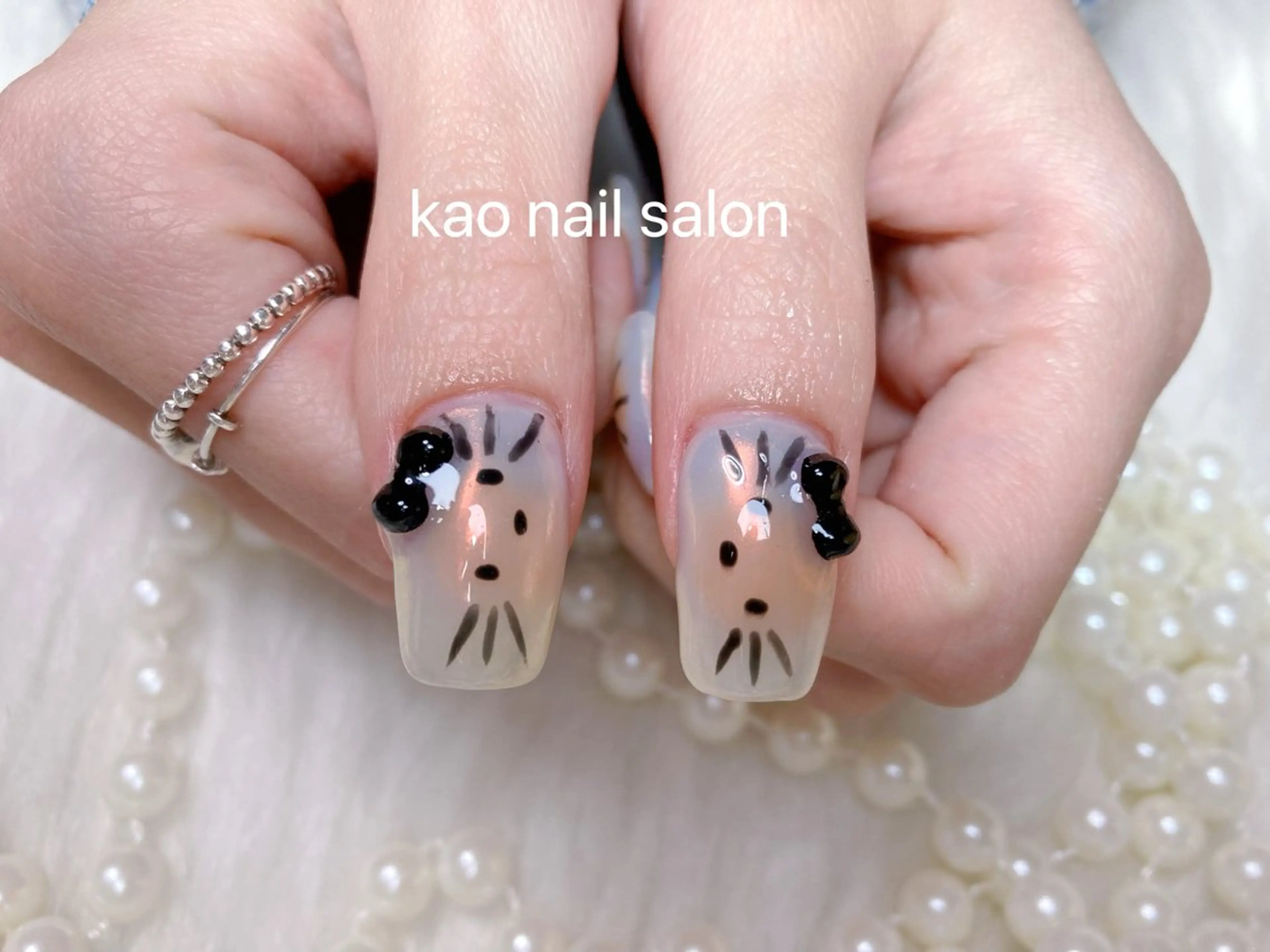 ネイル ハンドネイル kao nail マグネット/長さだしのネイルデザイン