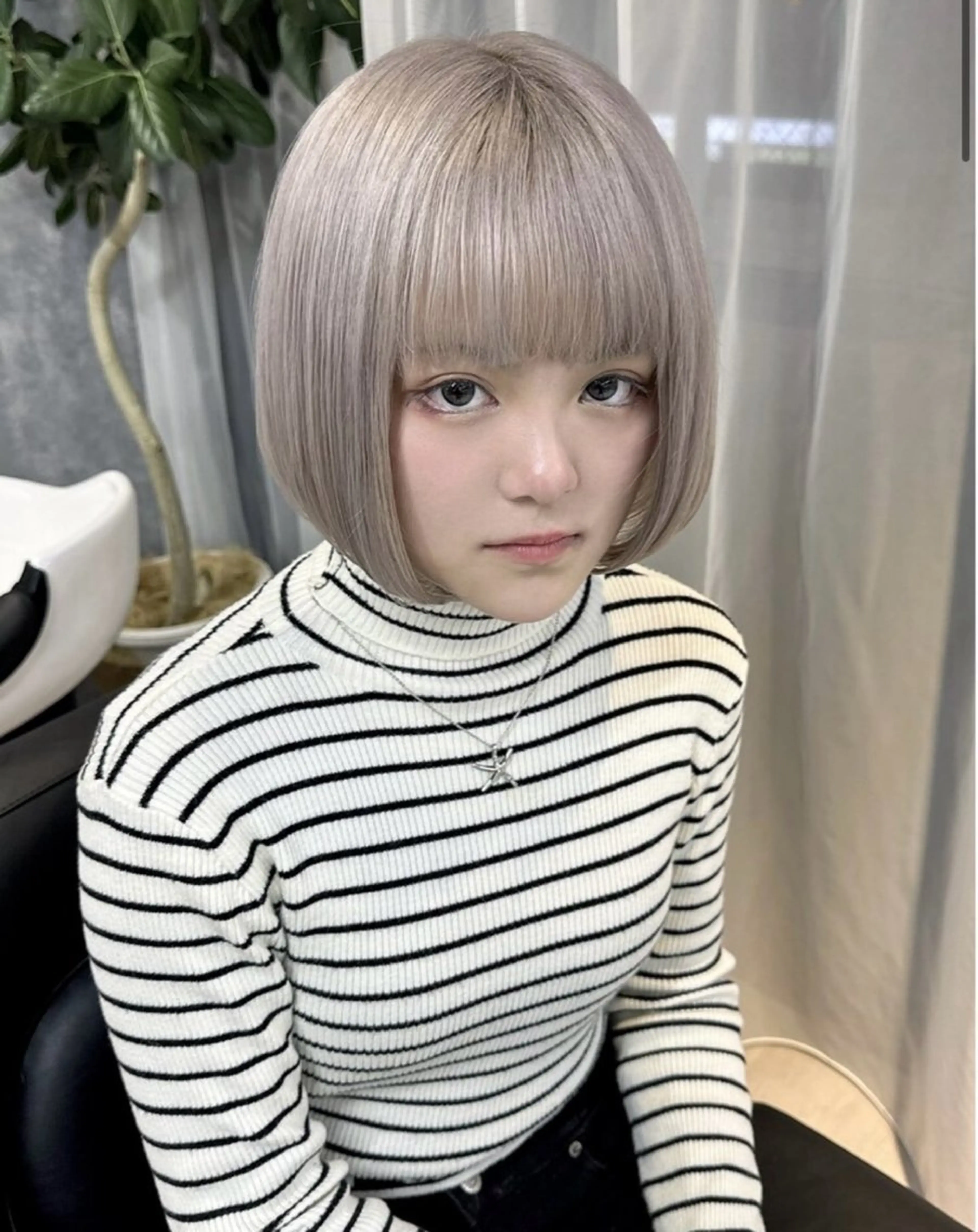 ショート カラー ヘアカラー ♡ウルフ/レイヤー ハイトーン/yucoのヘアスタイル