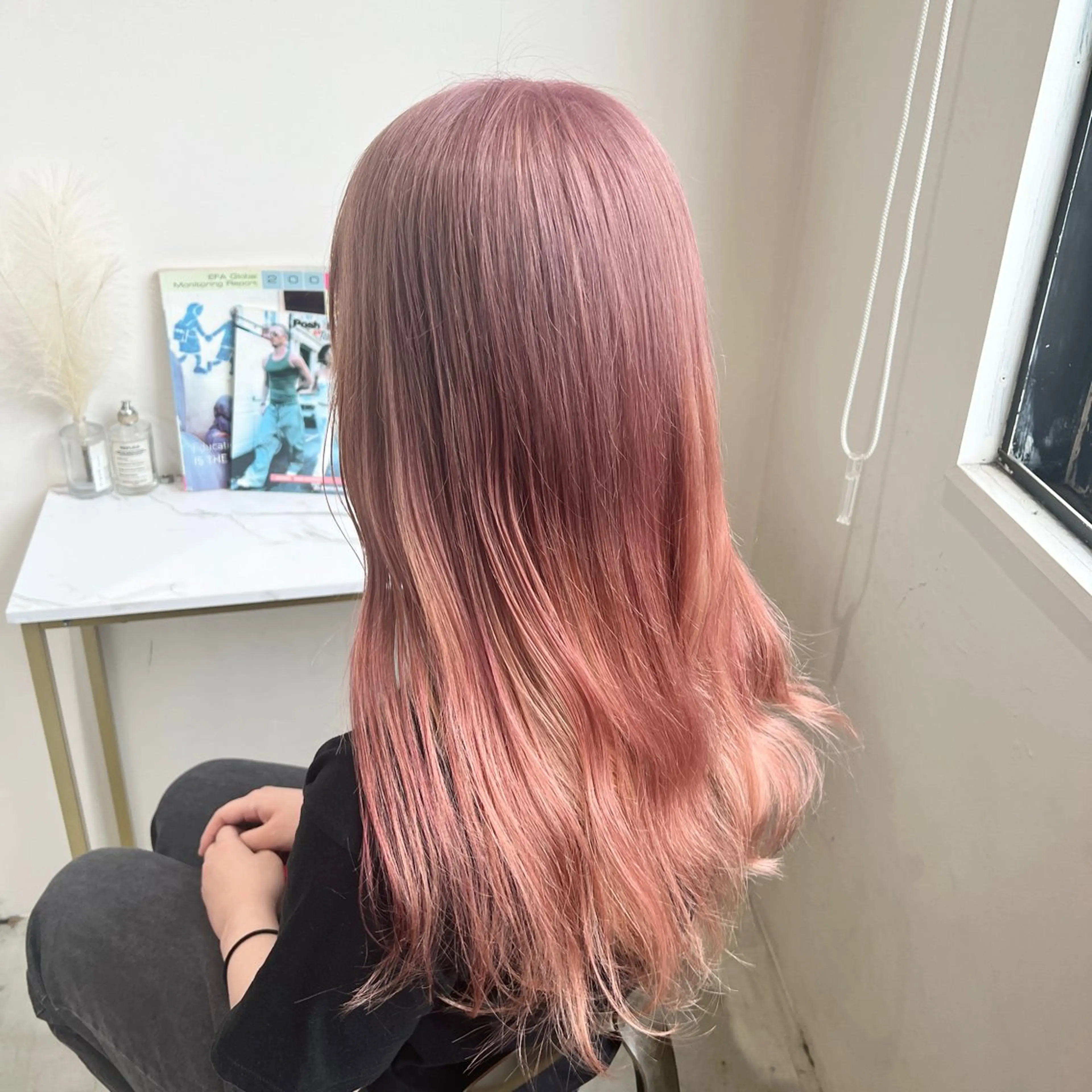 ミディアム カラー IVY所属・髪質改善/韓国ヘア 顔まわり特化yutoのヘアスタイル