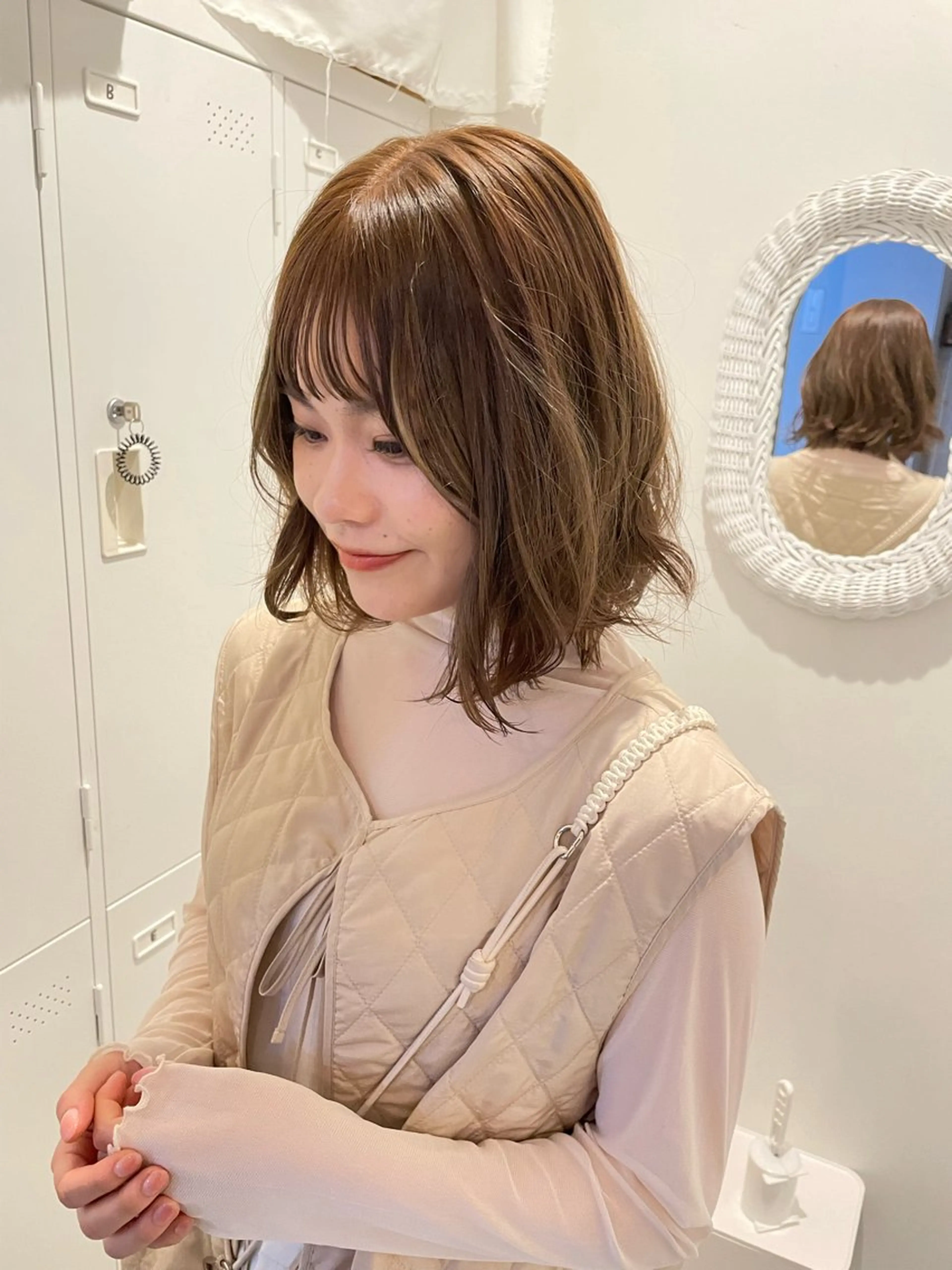 カラー ブリーチ 透明感カラー loty hair design所属・Juri メンズカット募集のヘアスタイル