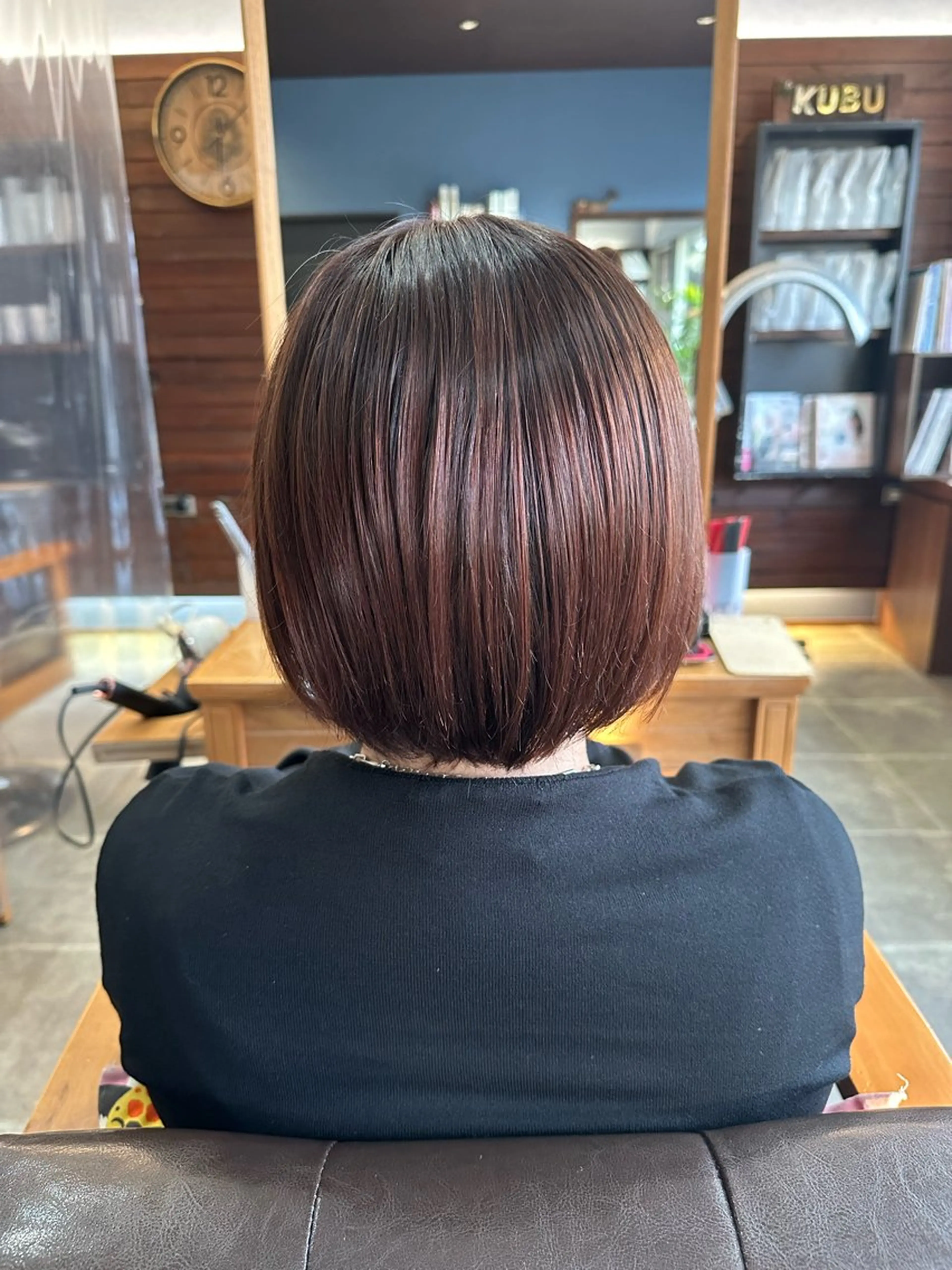ミディアム カット ヘアカラー 🎀Kubu大橋 夏夢🎀のヘアスタイル