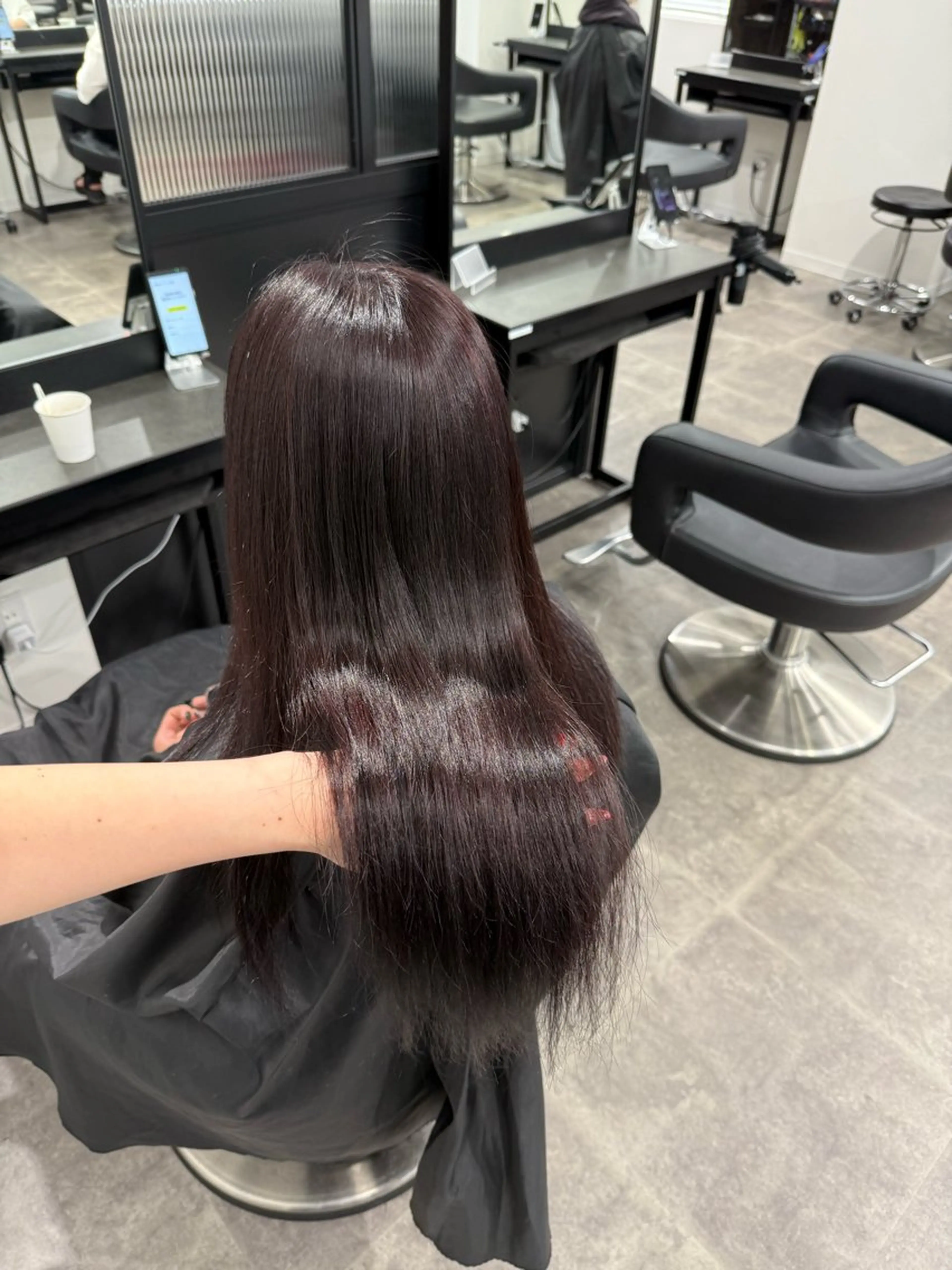 ロング カラー ヘアアレンジ ヘアカラー トリートメント ヘアセット 💗横浜美容室 💗HARUNAのヘアスタイル