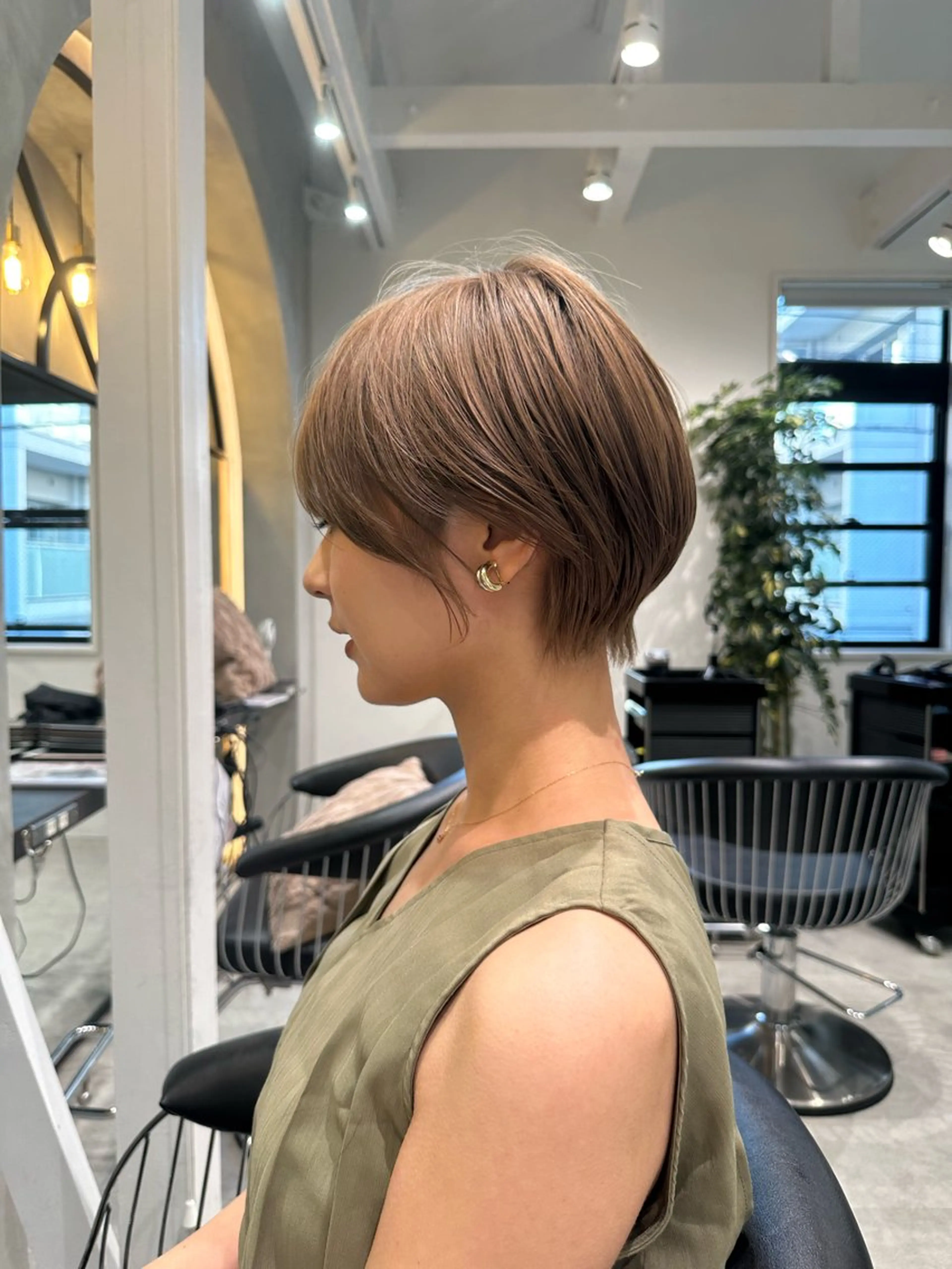 ショート ショートヘア 小顔カット カット ヘアカラー トリートメント ヘッドスパ 遠藤大雅 ショート /韓国ボブ🌈のヘアスタイル