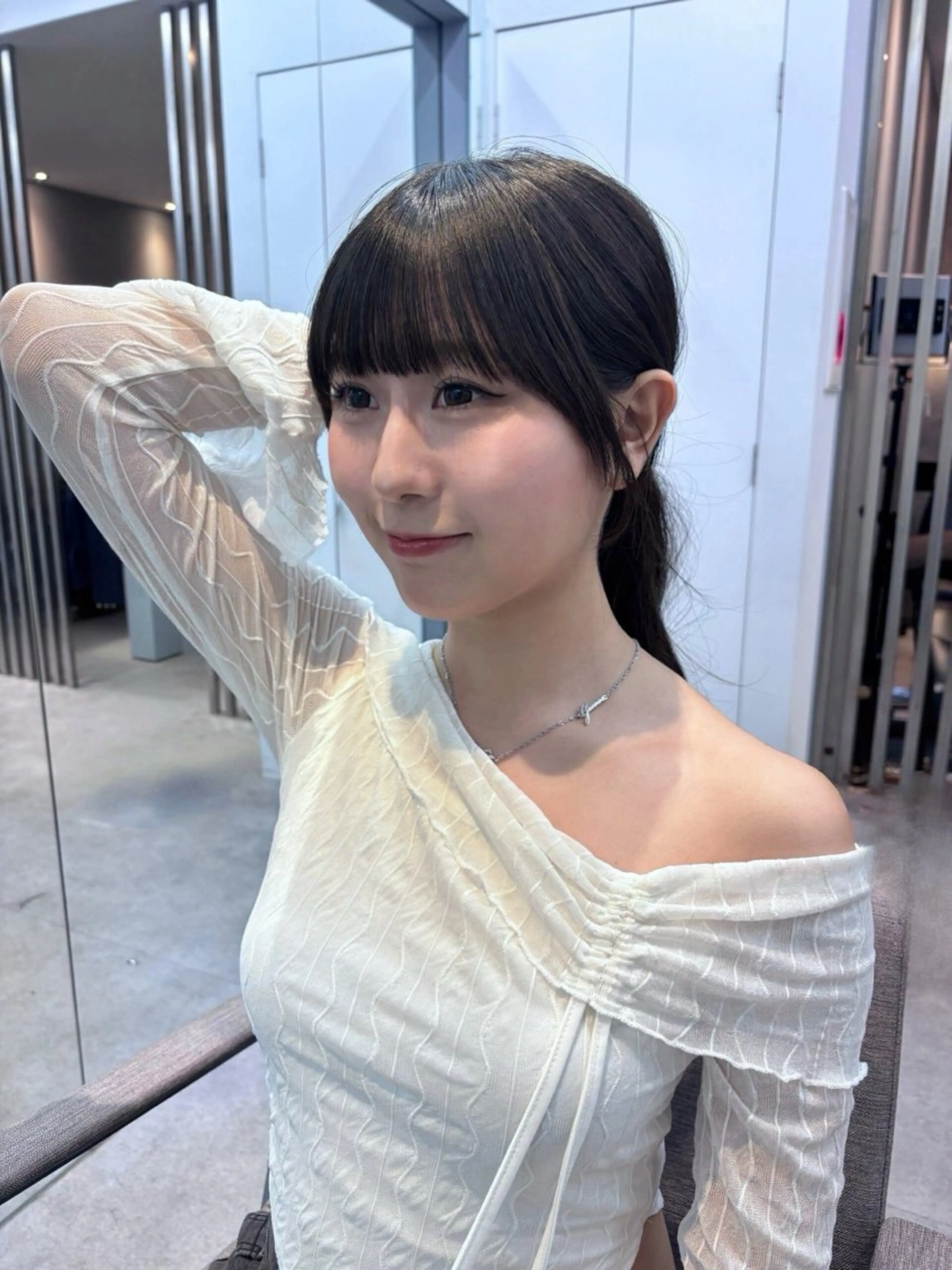 color ＋ 前髪 顔まわりcut✂︎の写真