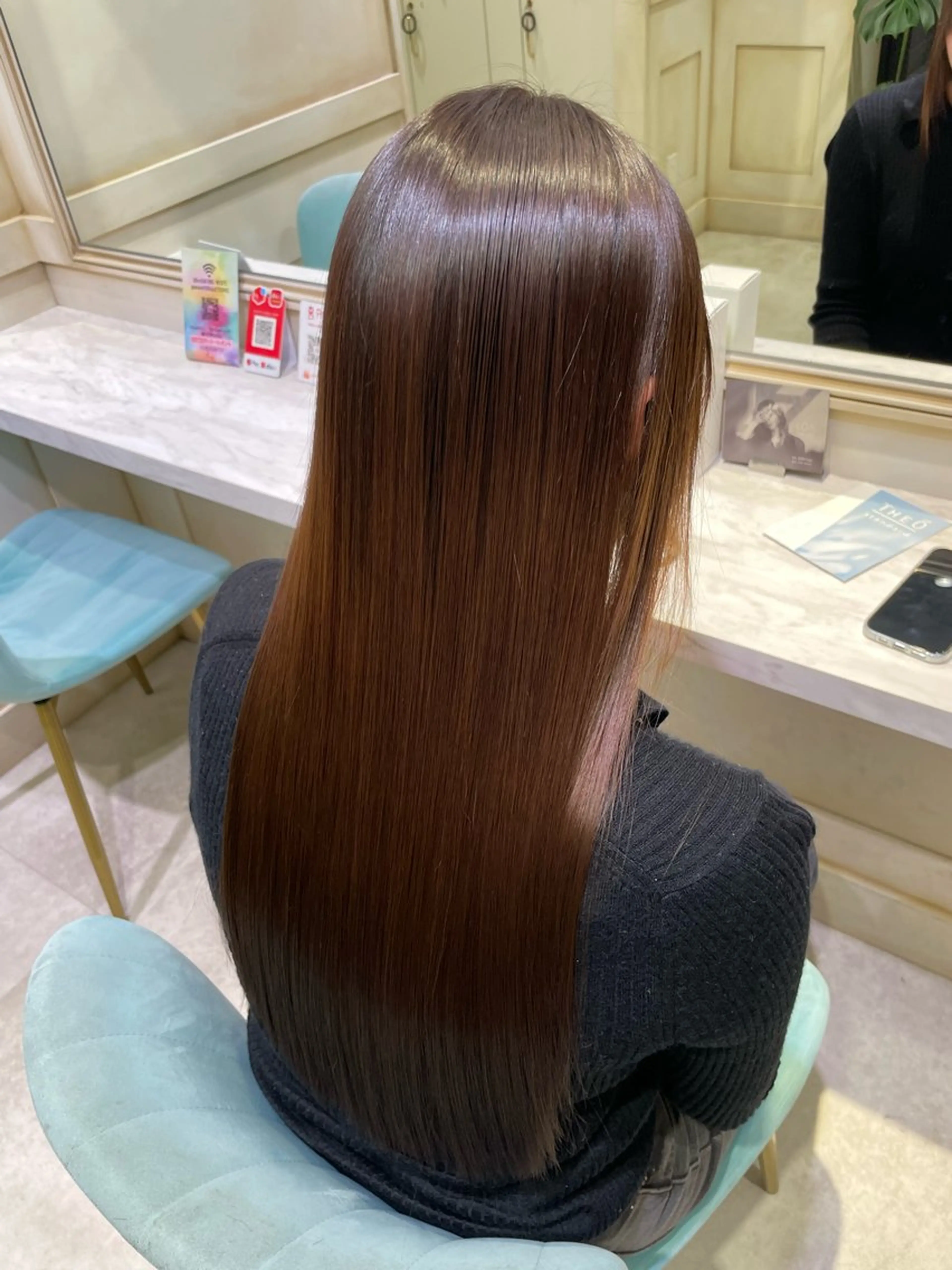💎ミニモ学割☘️絹美髪💎縮毛矯正+トリートメントの写真