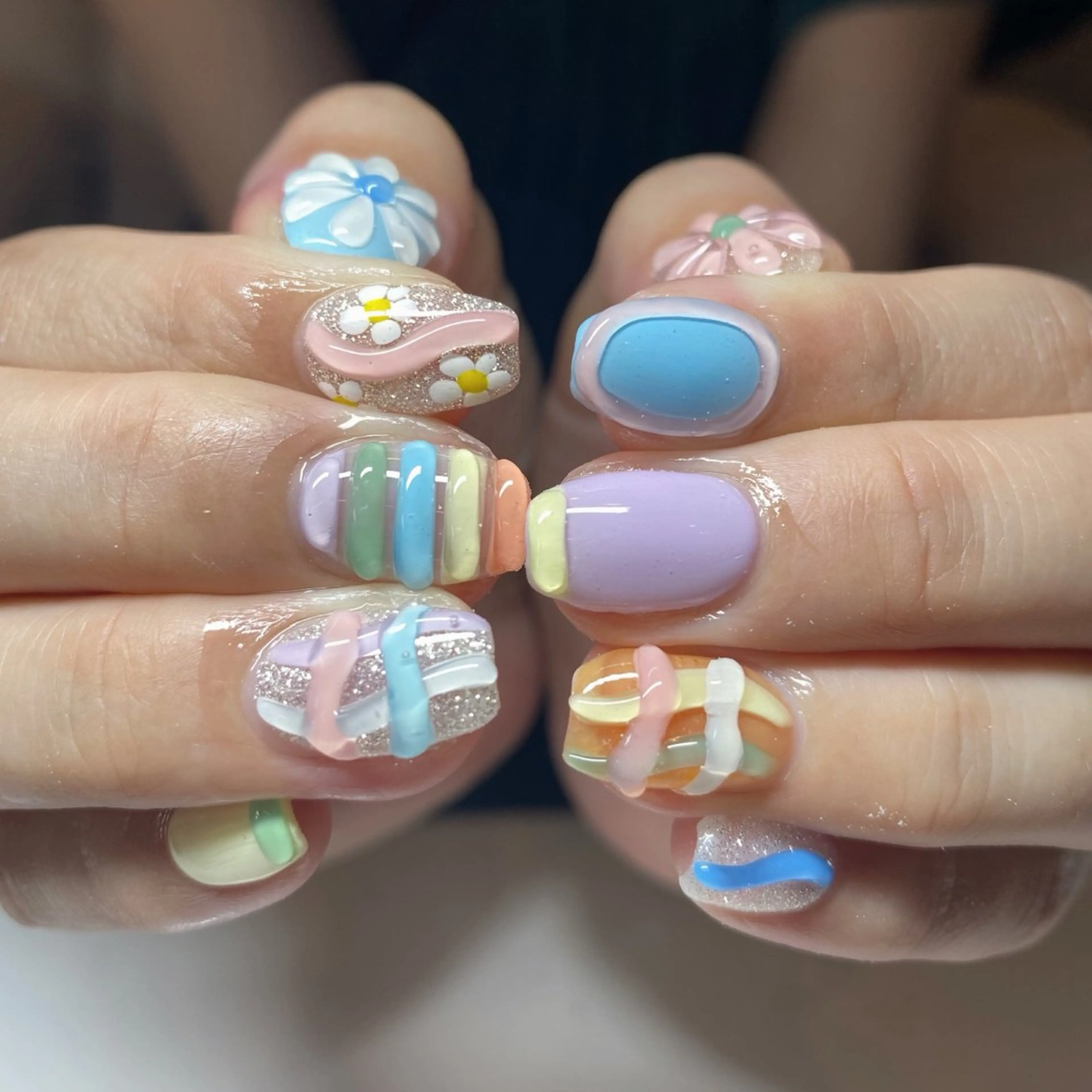 ネイル 春ネイル ハンドネイル Nails VINATIのネイルデザイン