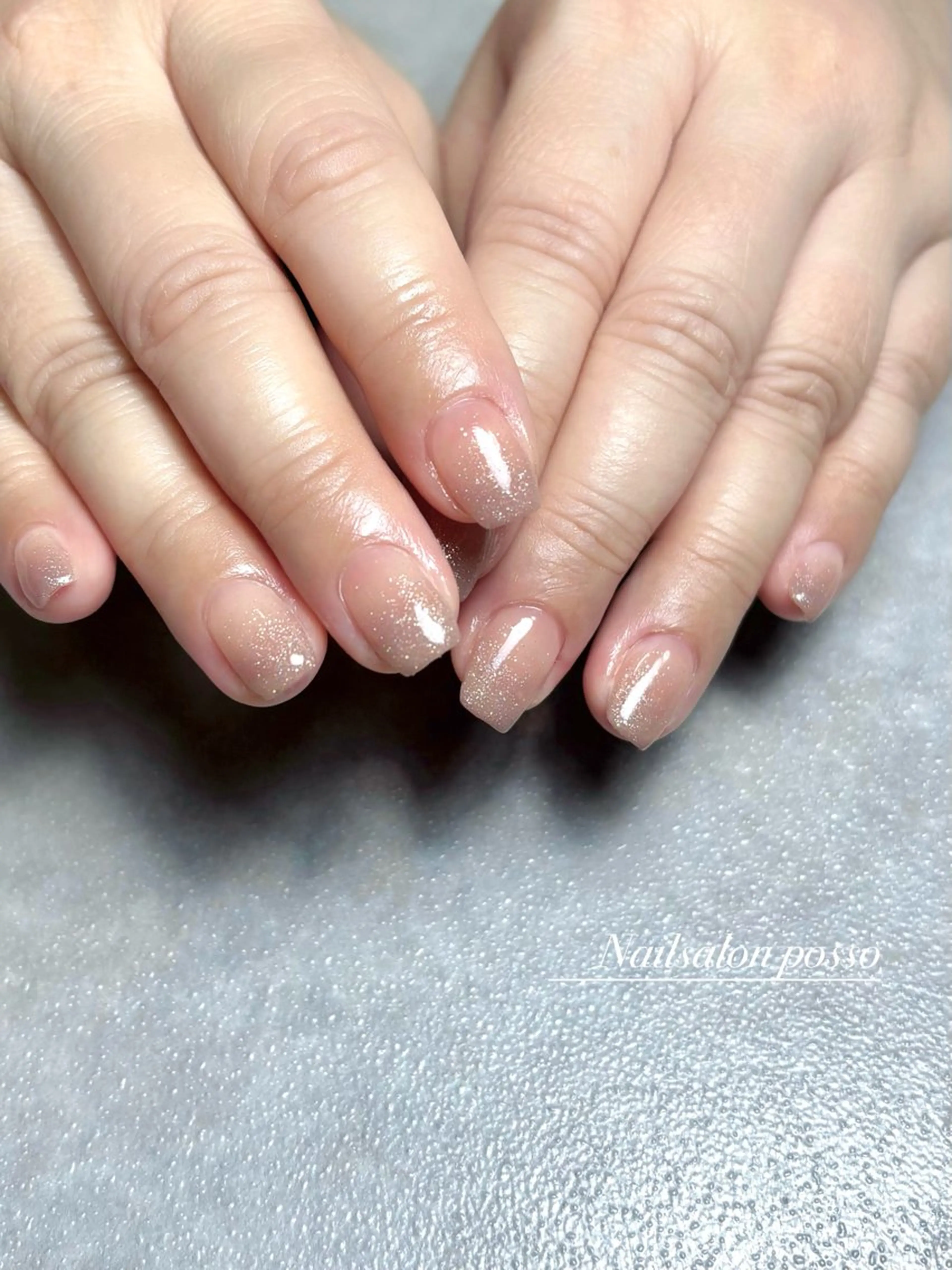 ネイル グラデーション ラメ(グリッター) ラメグラデーション ハンドネイル Nail Salon Posso所属・Asuka /possoのネイルデザイン