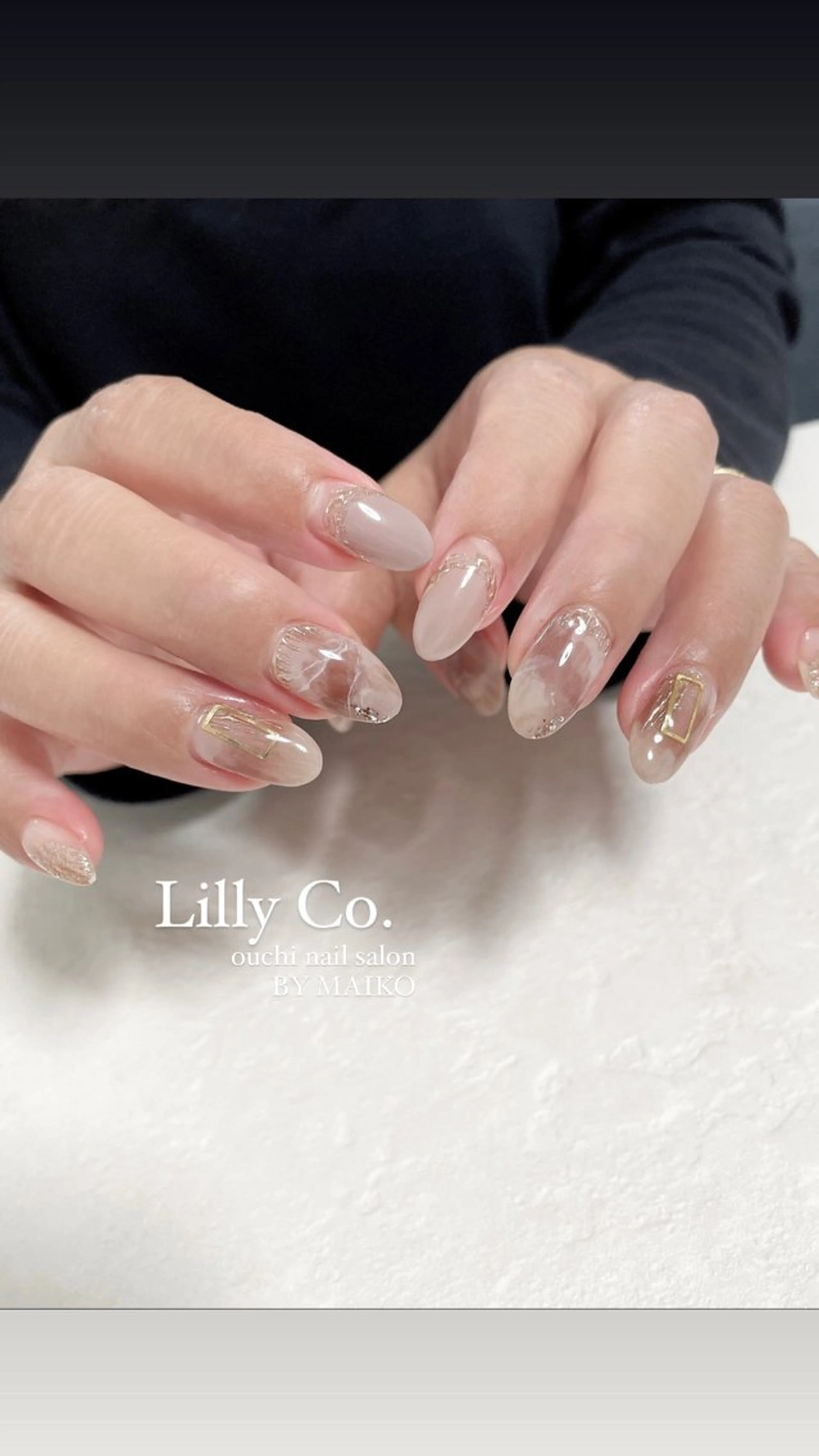 ネイル ハンドネイル ハンドケア Lilly Co.のネイルデザイン
