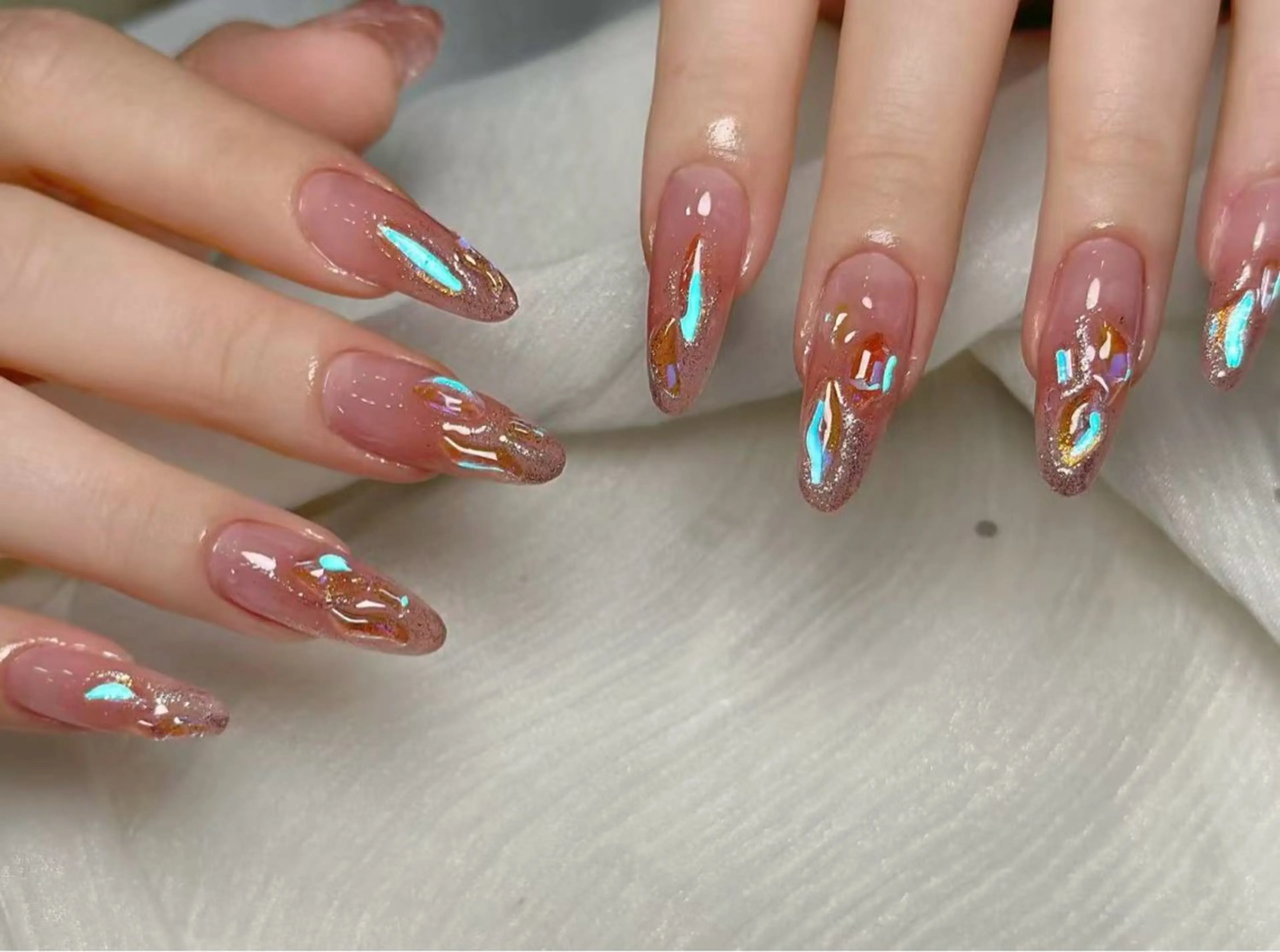 ネイル ハンドネイル Ui_Amor (パラジェル)のネイルデザイン