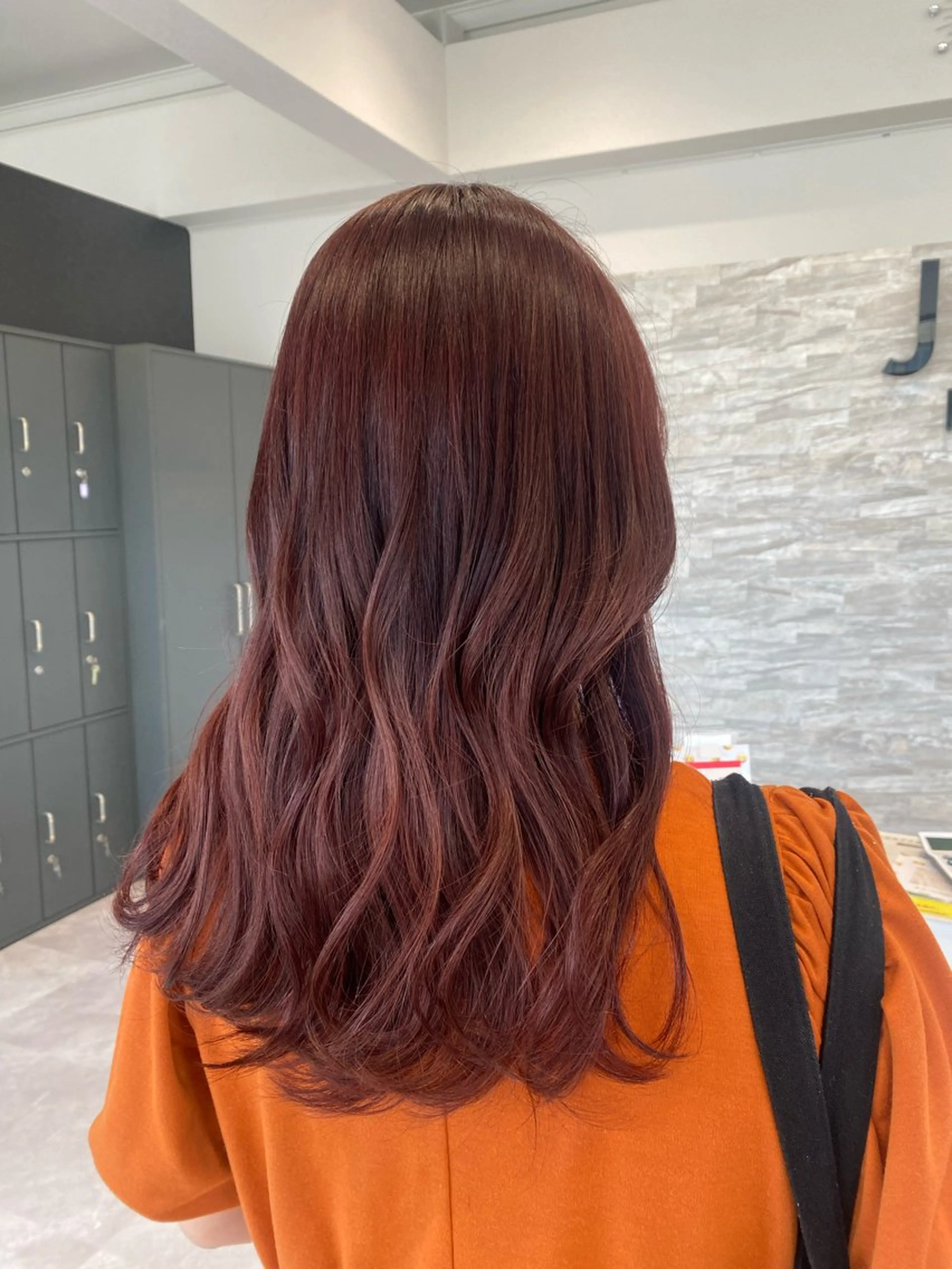 ロング JILL    hair所属・maki💖 暖色カラーのヘアスタイル