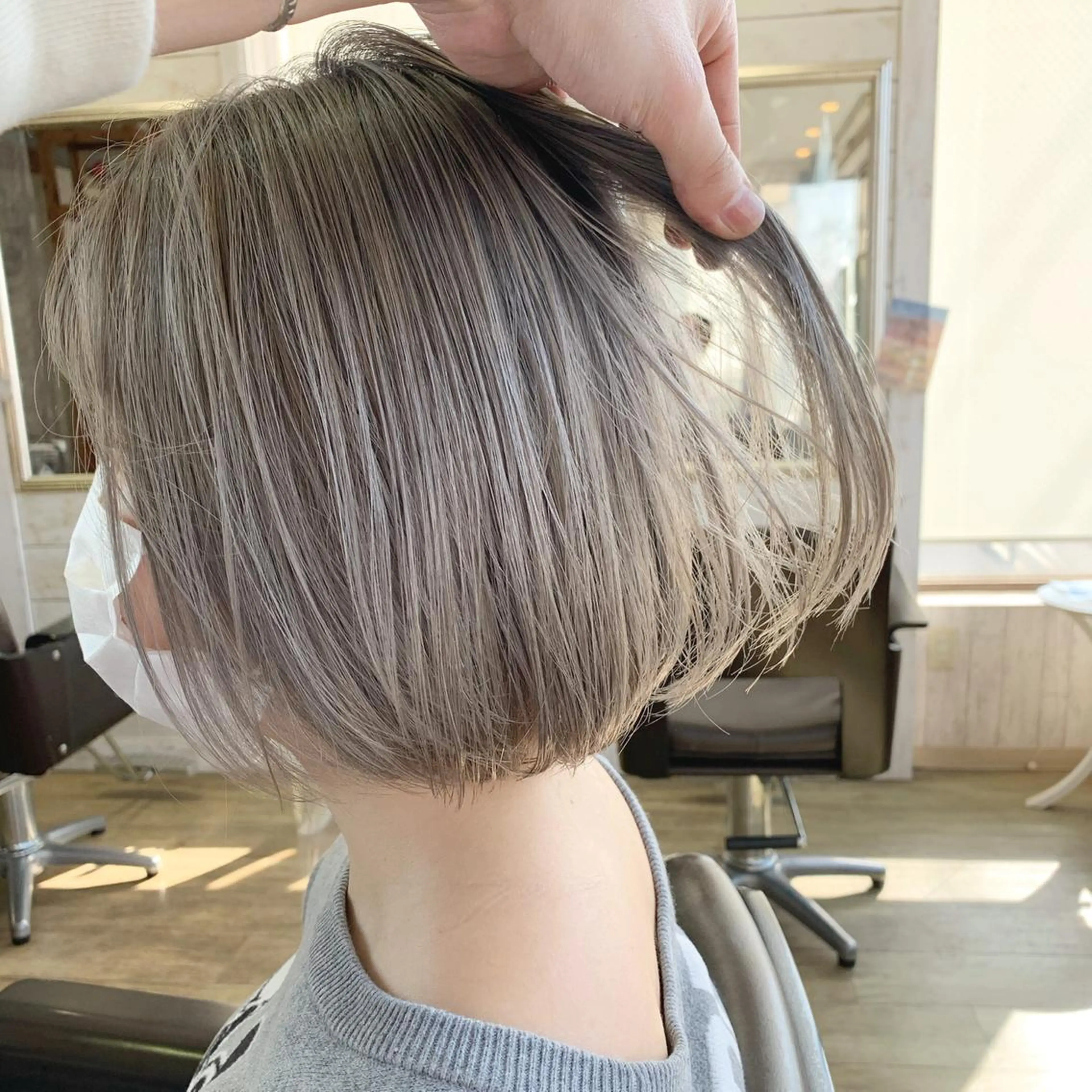 カラー ヘアカラー トリートメント 本町/心斎橋/北堀江 透明感カラーSANCのヘアスタイル