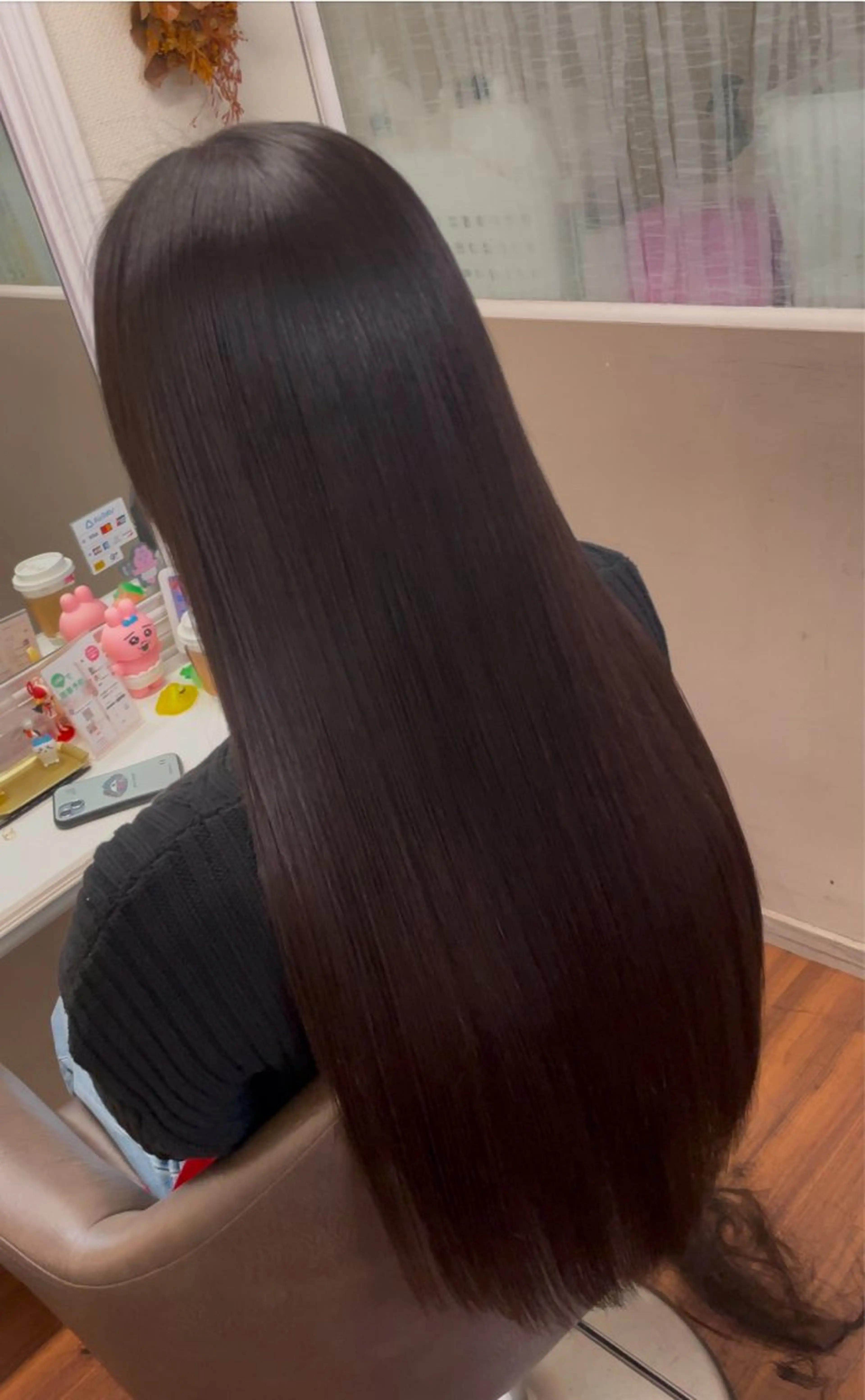 ロング カット 縮毛矯正 トリートメント TMJ所属・バズる韓国ヘア 🇰🇷溝邊　拓麿のヘアスタイル