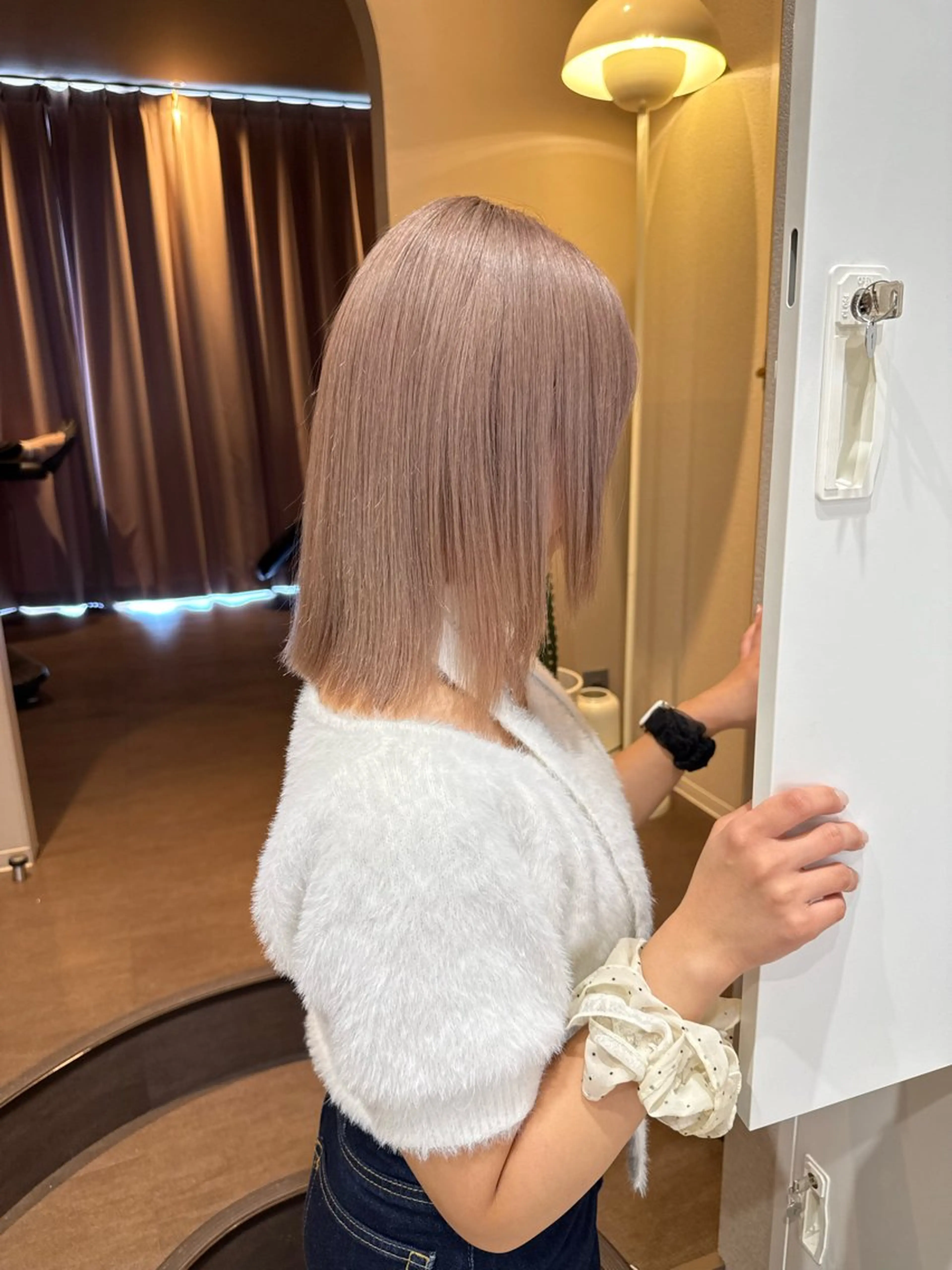 カラー ハイトーンカラー ヘアカラー ハイトーン／暖色 👩🏼HONOKAのヘアスタイル