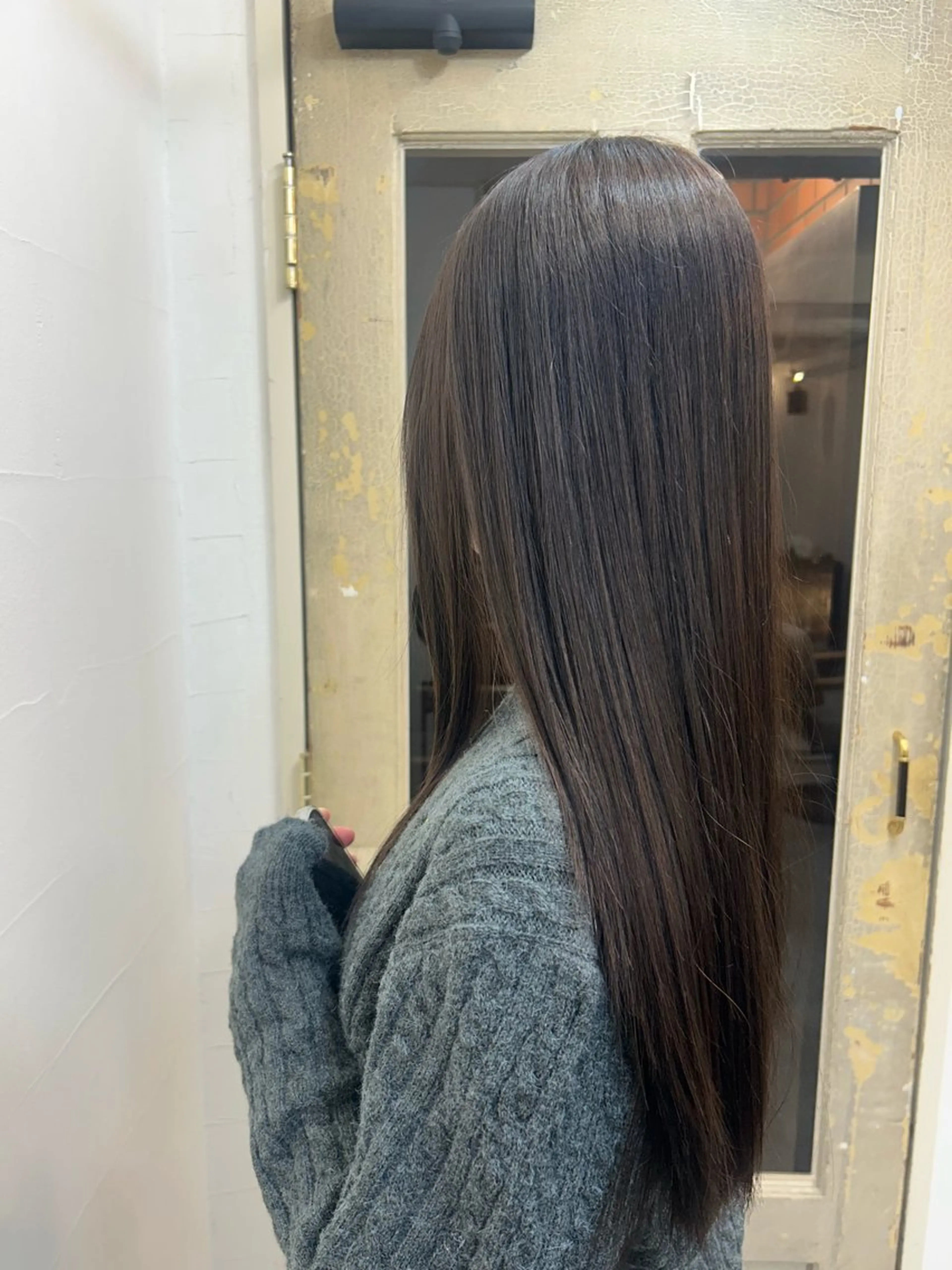 ロング カラー オリーブカラー ヘアカラー トリートメント KINOTOLOPE所属・ショート￤ボブ￤顔周 りcut￤ナノコ🎀のヘアスタイル