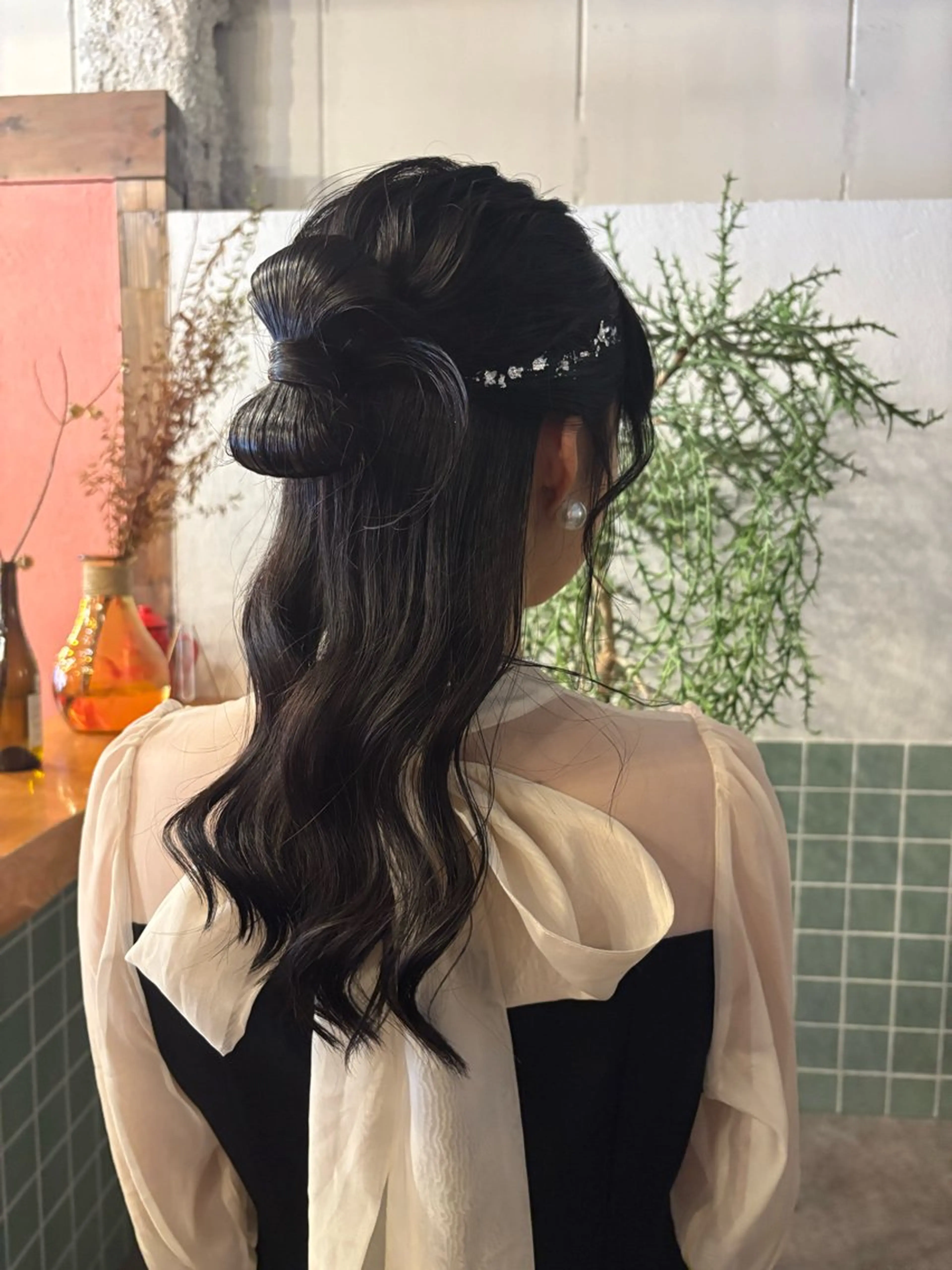 セミロング ヘアセット nana/nimes /上前津,東別院のヘアスタイル