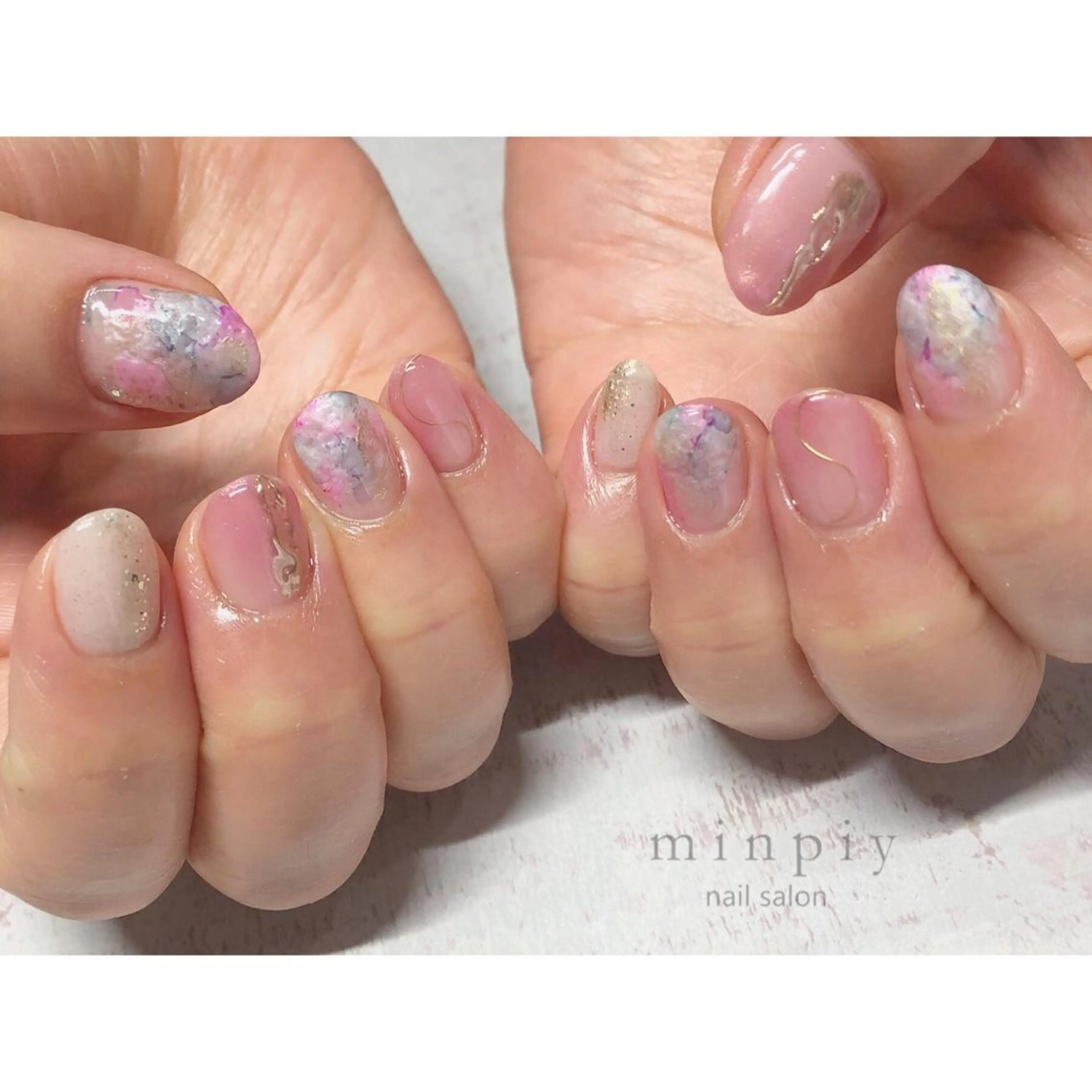 ネイル 𖡼 yumenoのネイルデザイン