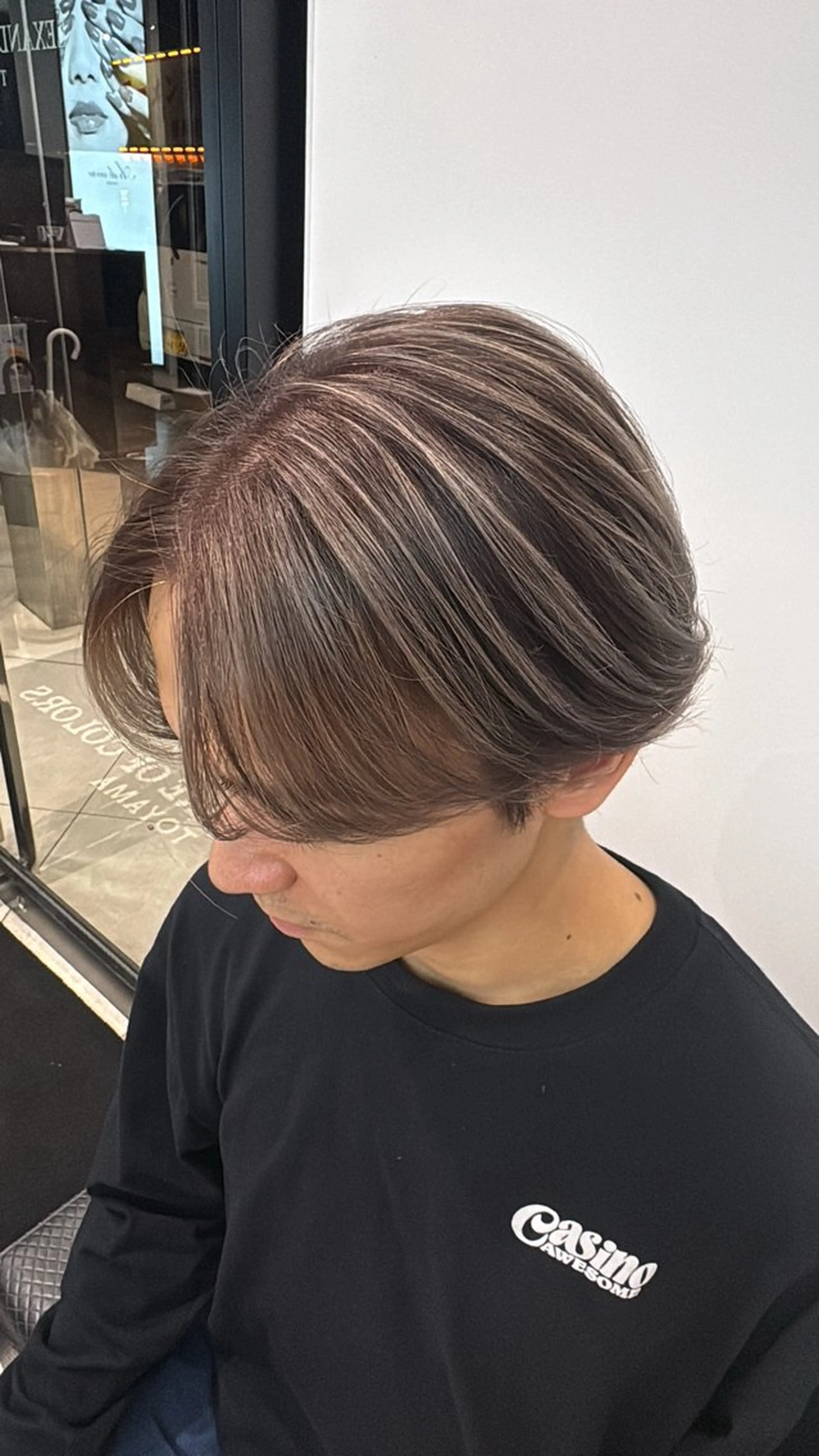 カラー バレイヤージュ グラデーションカラー アレクサンドルオブカラーズ富山所属・石崎 瀬那のヘアスタイル