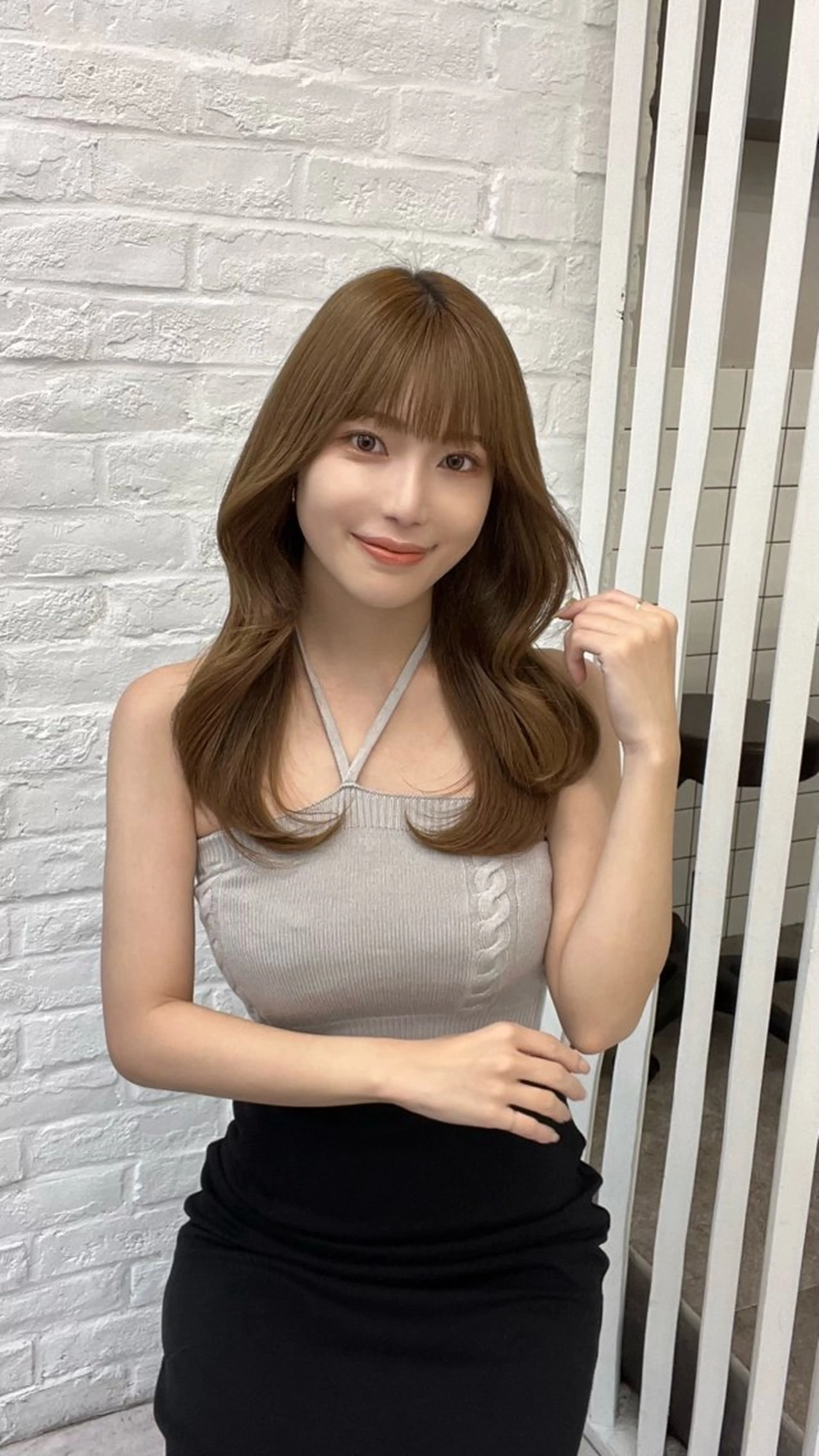 セミロング カラー パーマ ヘアアレンジ メンズ 韓国ヘア×顔まわり 🇰🇷和知拓郎のヘアスタイル