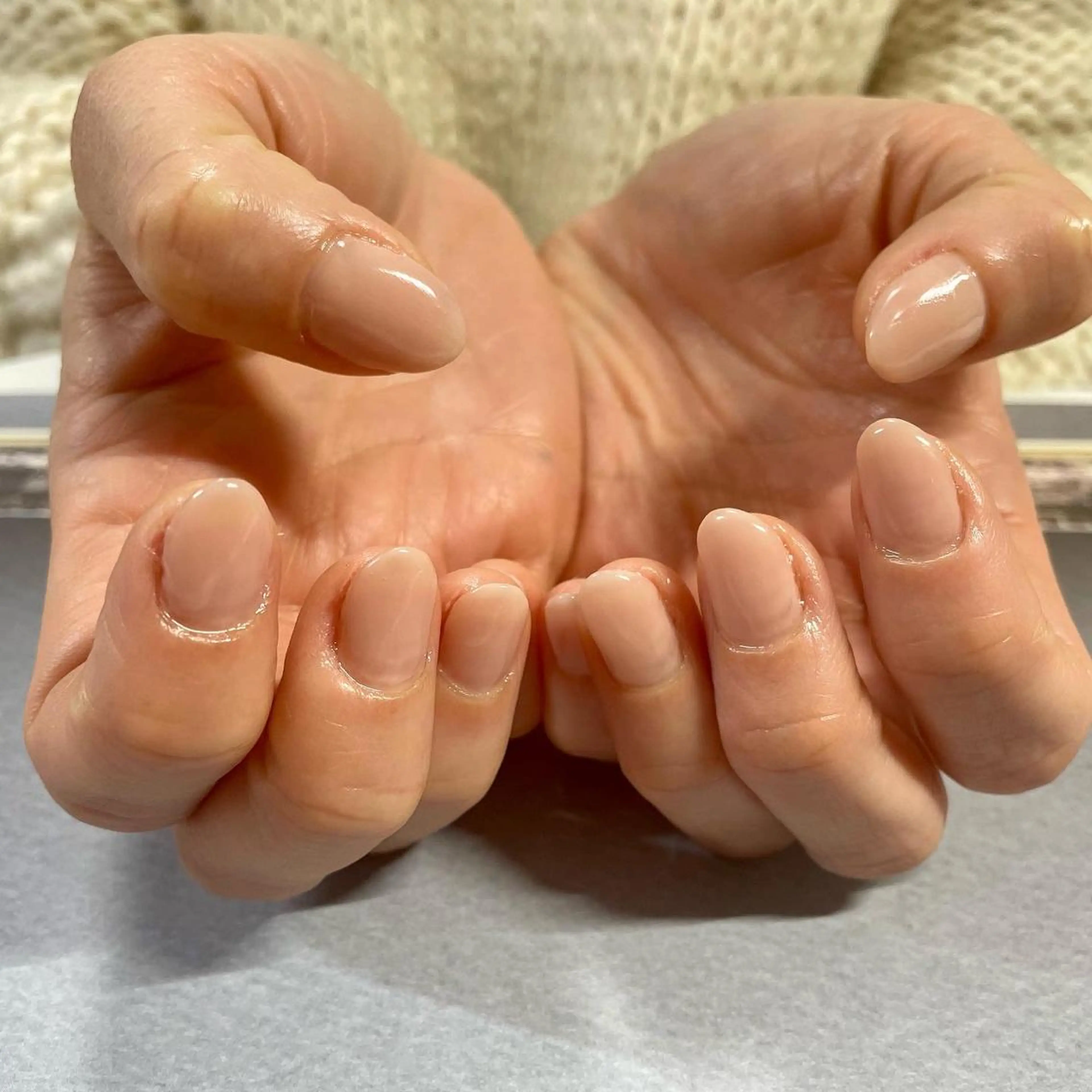 ネイル ワンカラーネイル 奥園 良恵のネイルデザイン