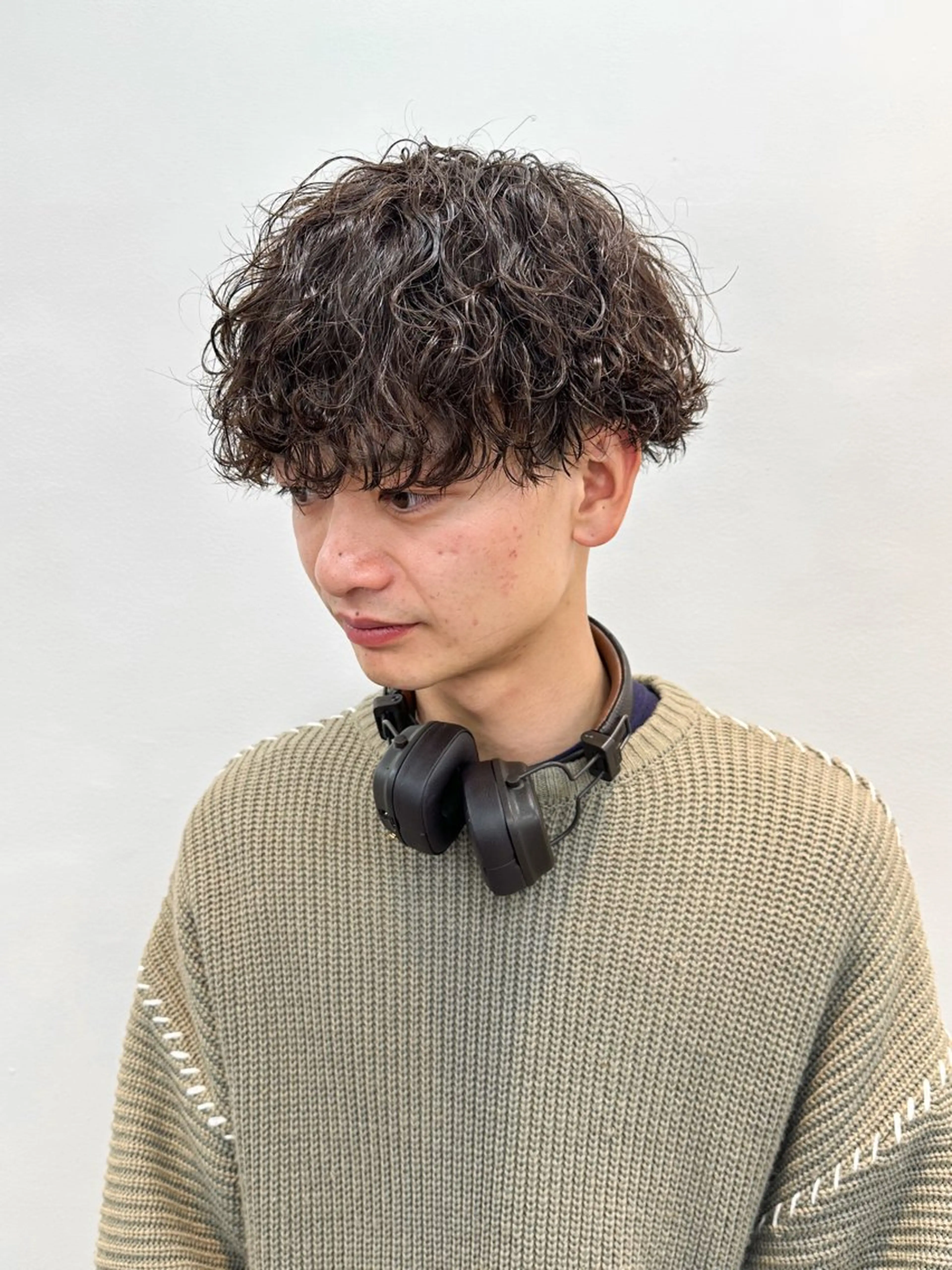 ショート パーマ メンズ カット パーマ メンズパーマ メンズ特化ryoのヘアスタイル